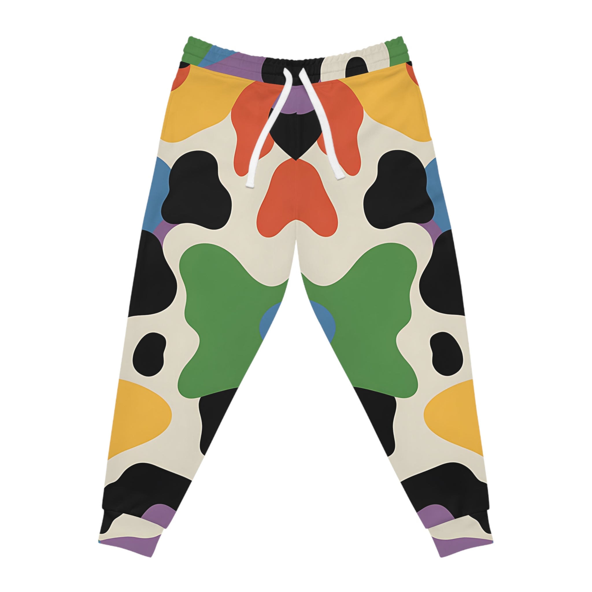 Printify Colorful Abstract Pattern Joggers 2025