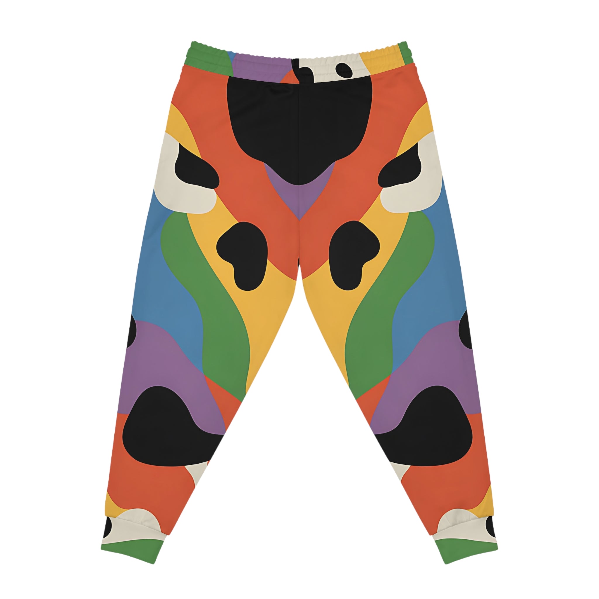 Colorful Abstract Pattern Joggers, Artsulli - Art is Long, Life is Short, All Over Prints, , , , , , , 