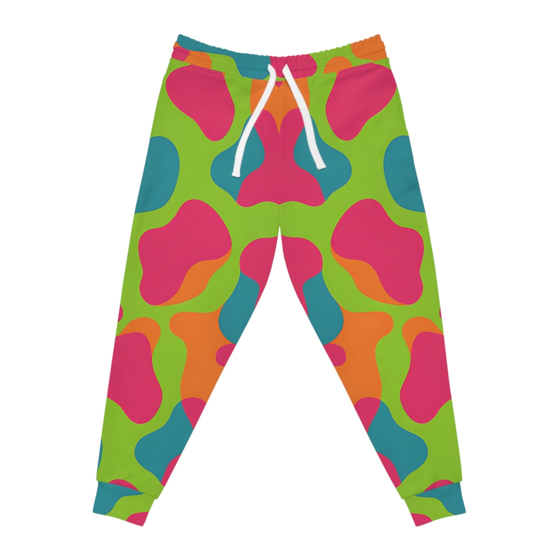 Colorful Abstract Pattern Joggers, Artsulli - Art is Long, Life is Short, All Over Prints, Size, S, Color, Seam thread color automatically matched to design, , , 19594923404388729998