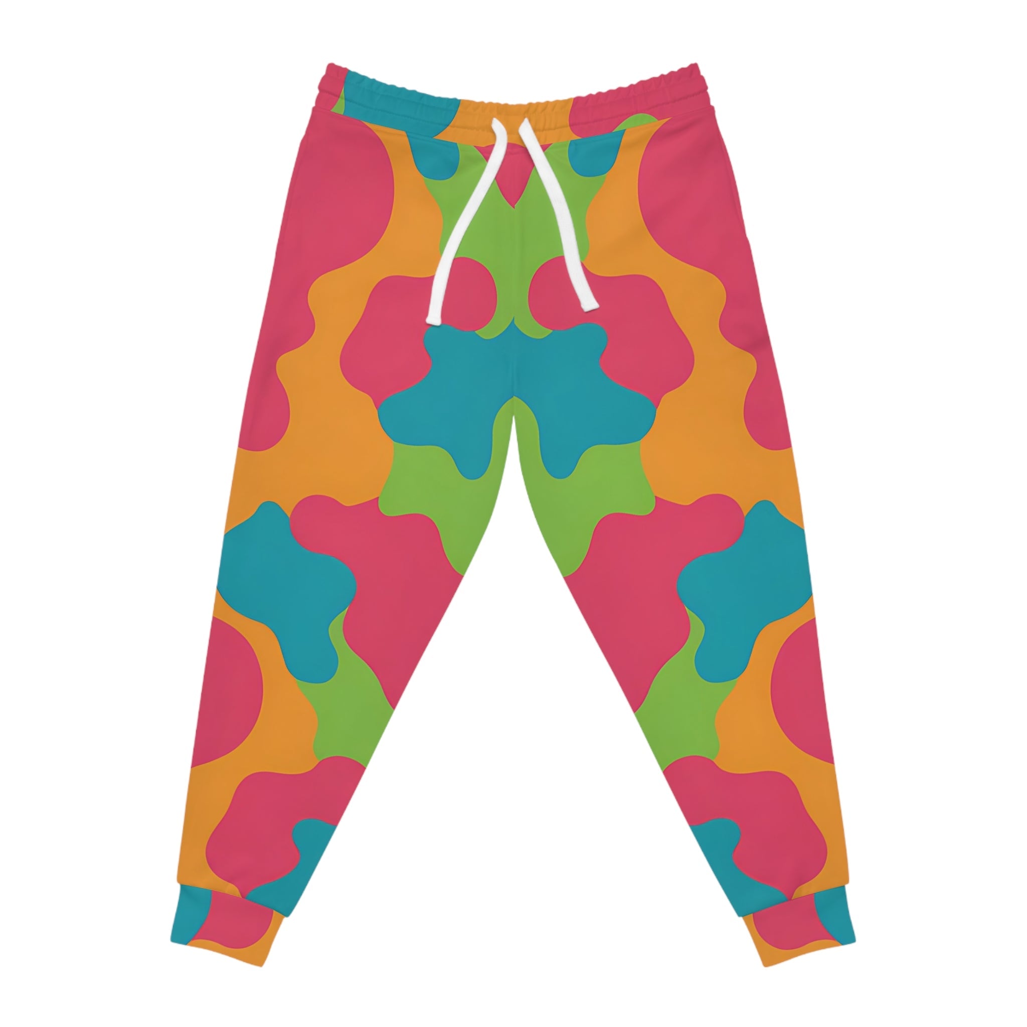 Printify Colorful Abstract Pattern Joggers 2025