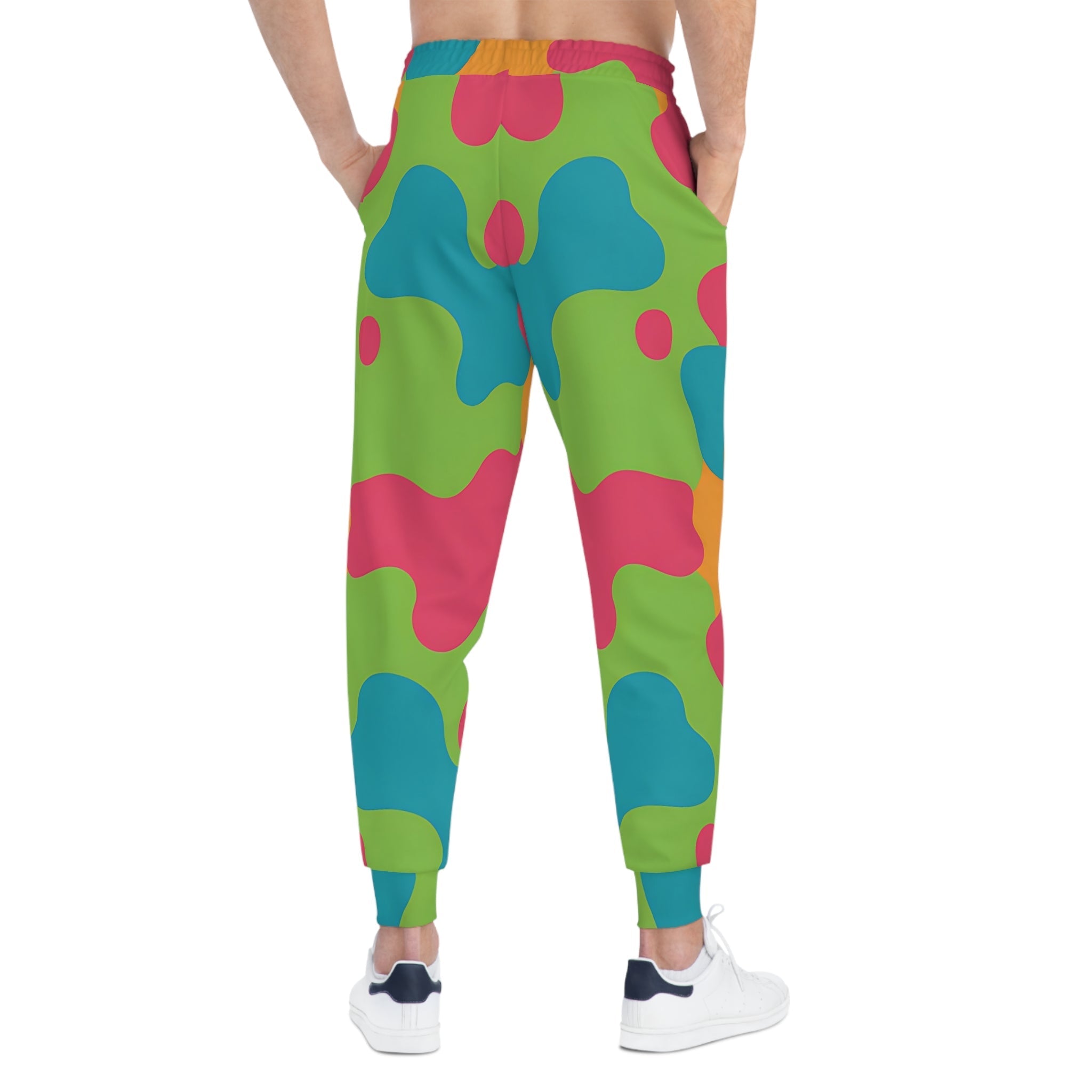 Colorful Abstract Pattern Joggers, Artsulli - Art is Long, Life is Short, All Over Prints, , , , , , , 