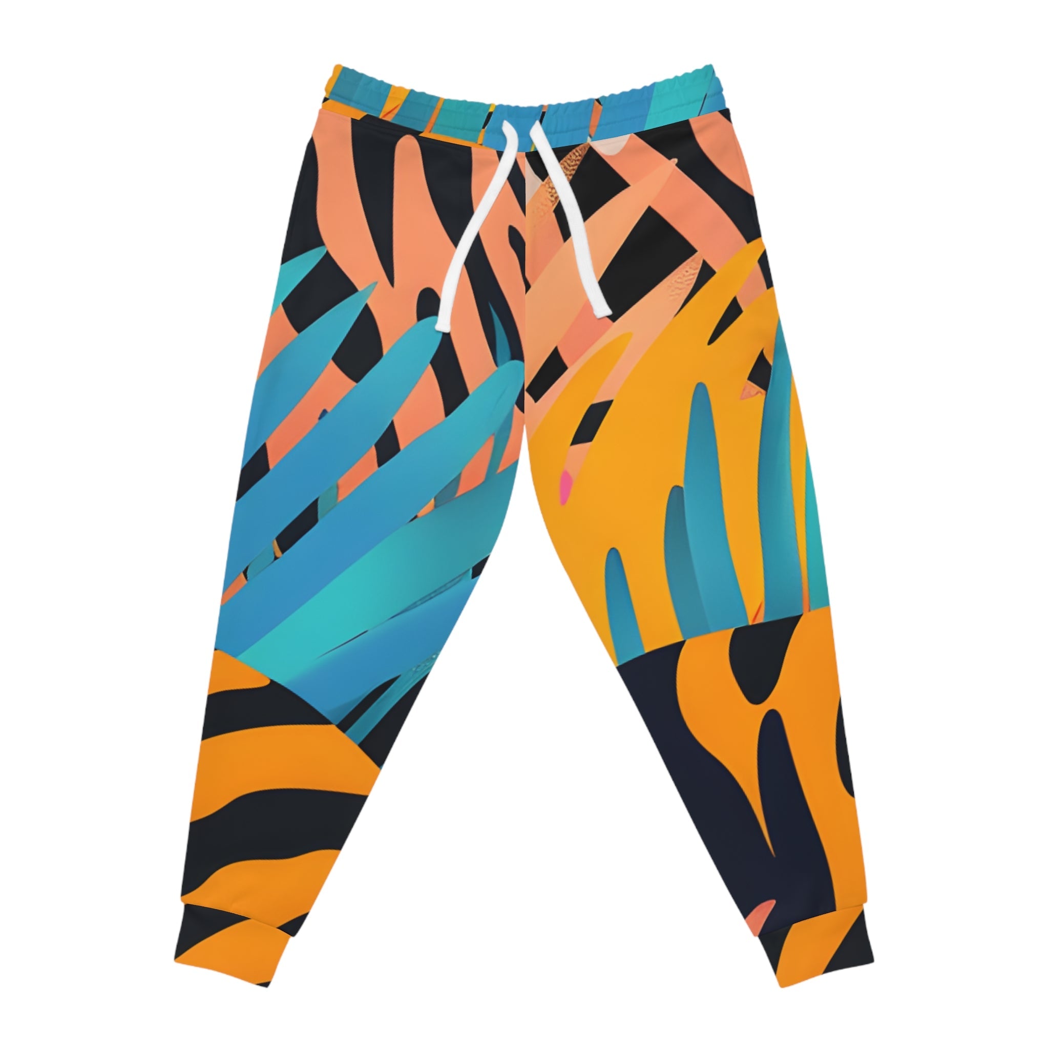 Printify Colorful Abstract Print Joggers 2025