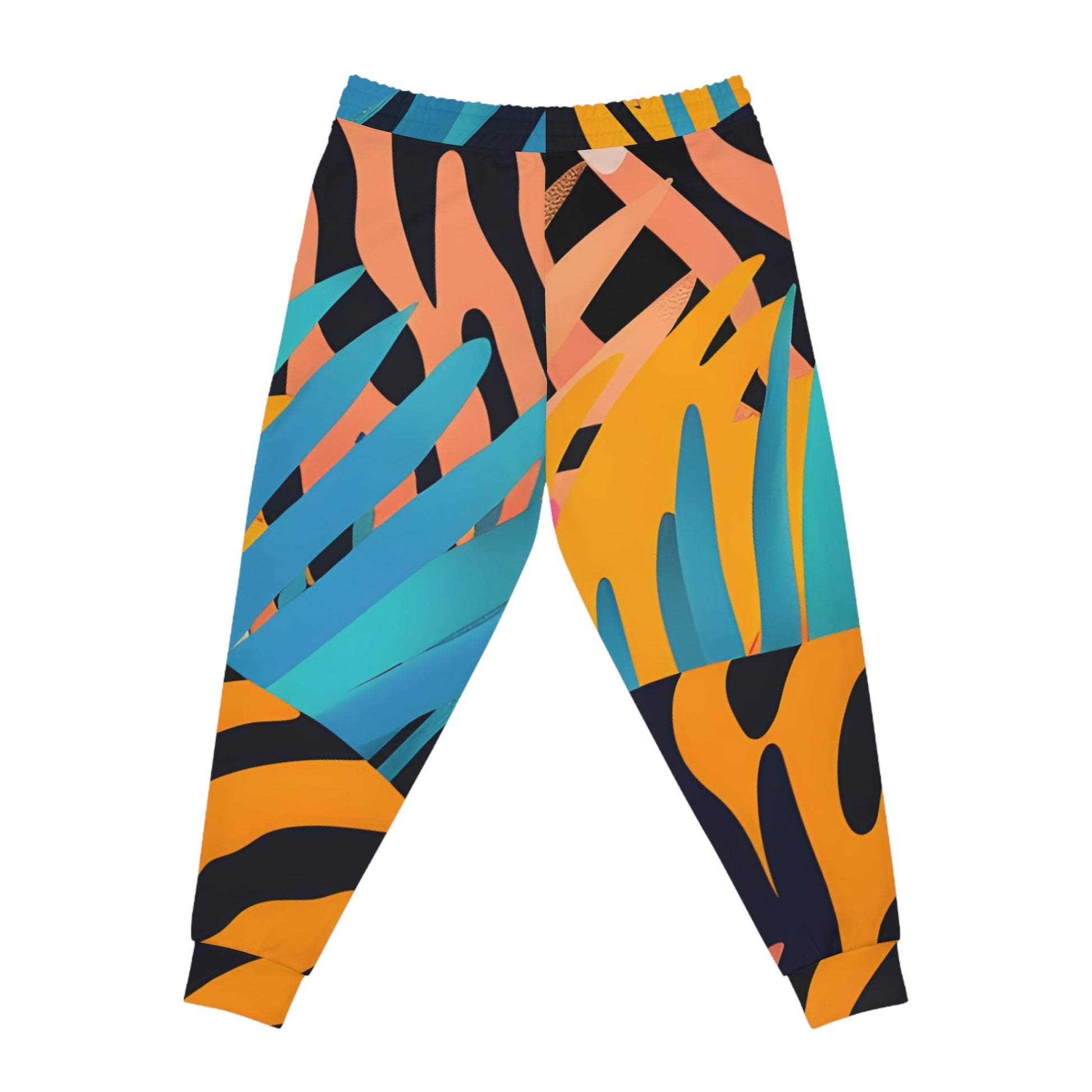 Printify Colorful Abstract Print Joggers 2025