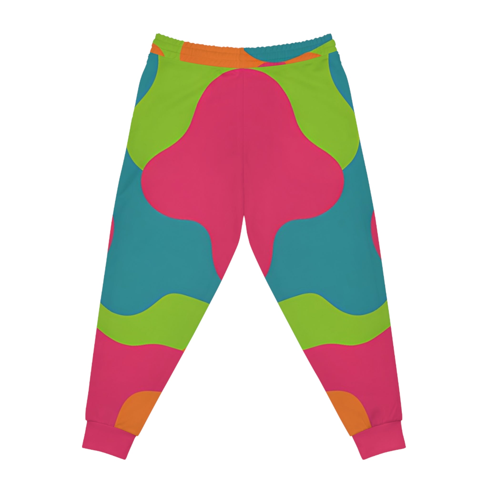 Colorful Abstract Print Joggers, Artsulli - Art is Long, Life is Short, All Over Prints, , , , , , , 