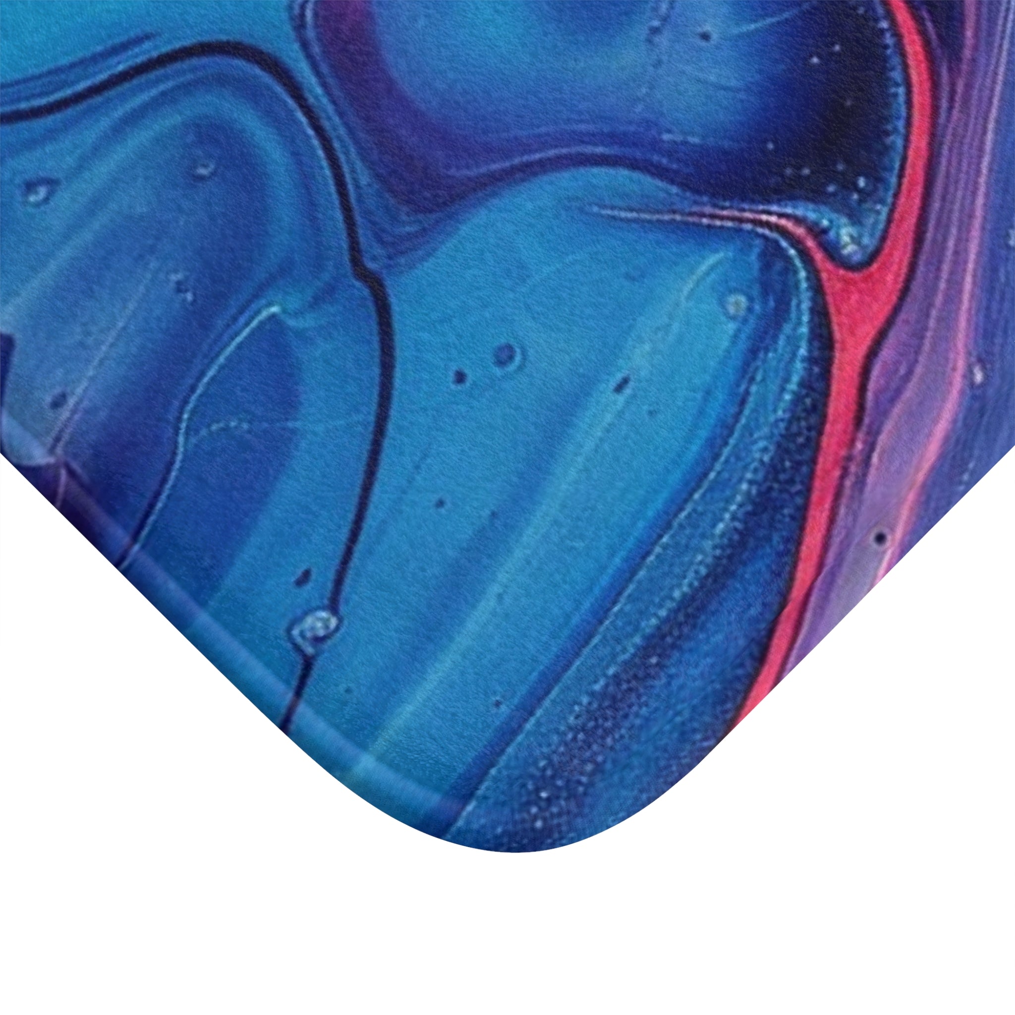 Printify Colorful Abstract Swirl Bath Mat 2025
