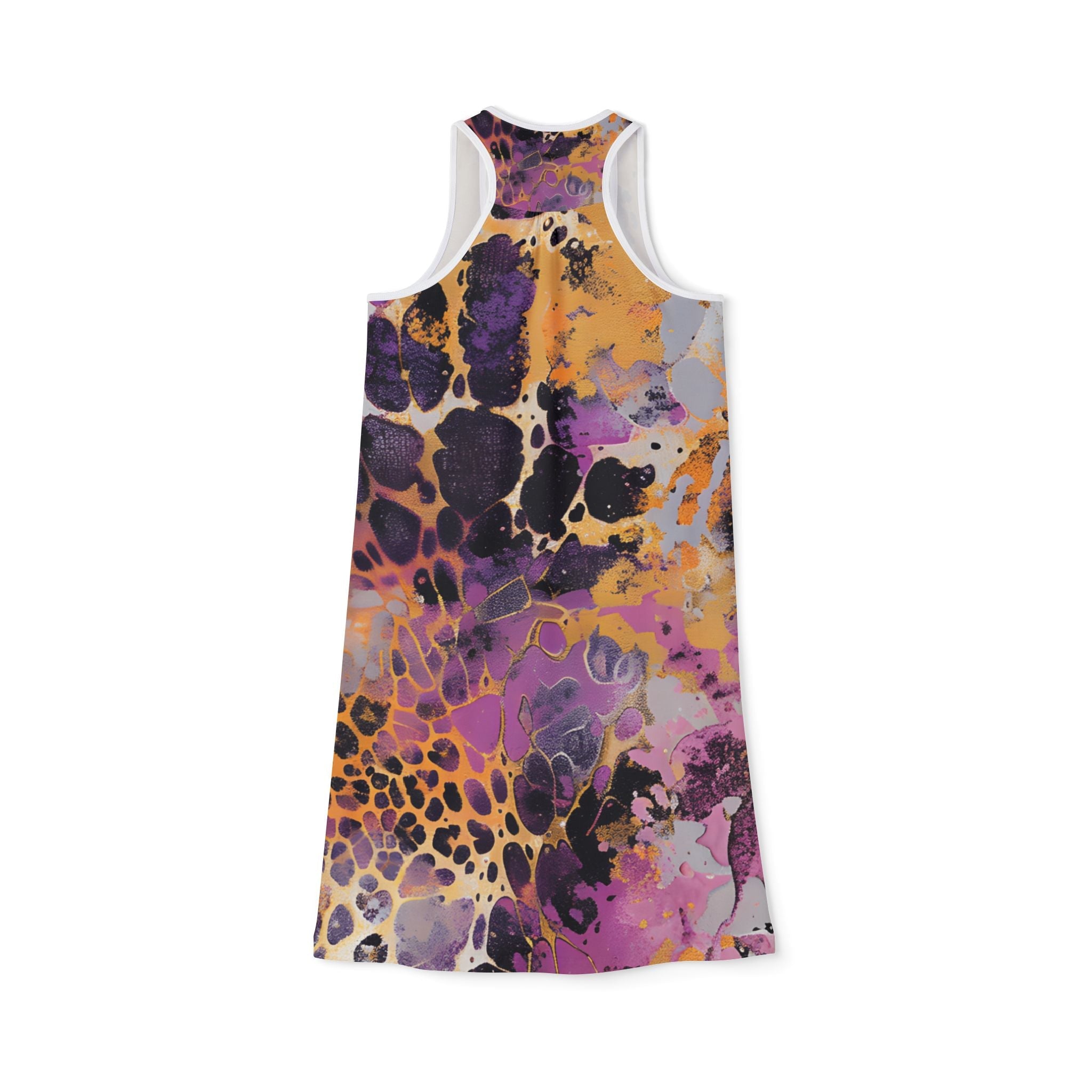 Colorful Abstract Tank Dress, Artsulli - Art is Long, Life is Short, Tank Top, , , , , , , 