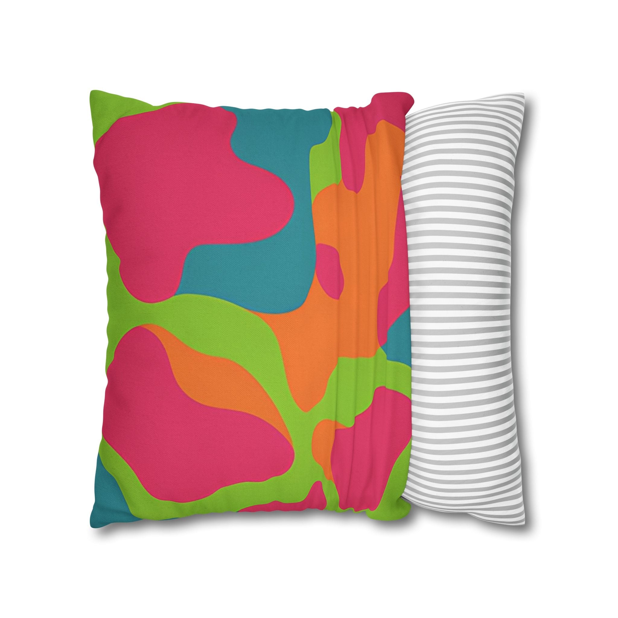 Colorful Abstract Throw Pillow, Artsulli - Art is Long, Life is Short, Home Decor, , , , , , , 