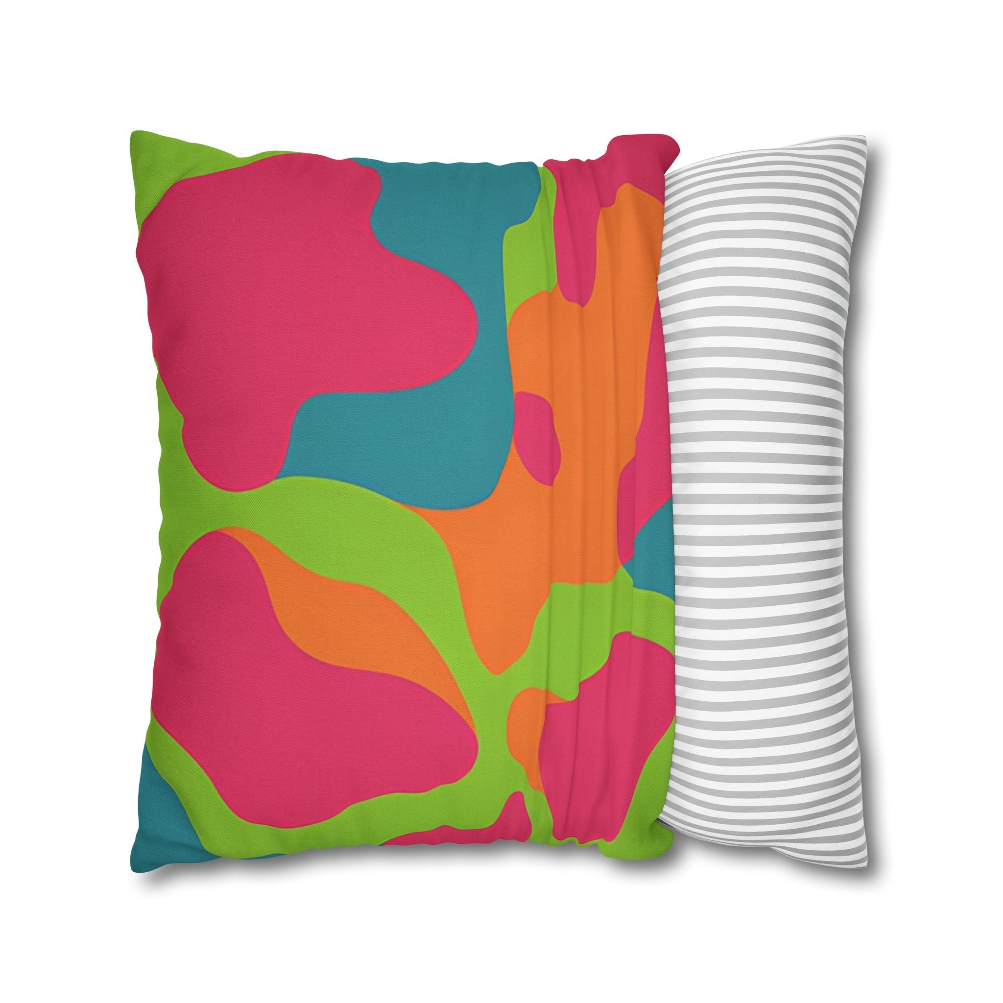 Colorful Abstract Throw Pillow, Artsulli - Art is Long, Life is Short, Home Decor, , , , , , , 