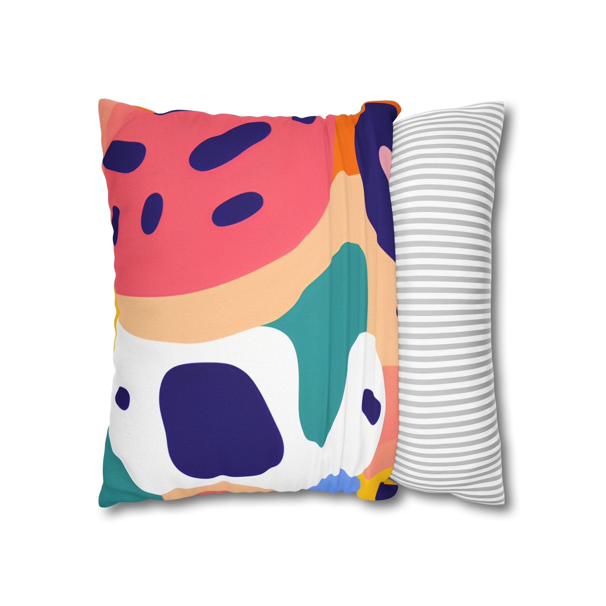 Colorful Abstract Throw Pillow, Artsulli - Art is Long, Life is Short, Home Decor, , , , , , , 