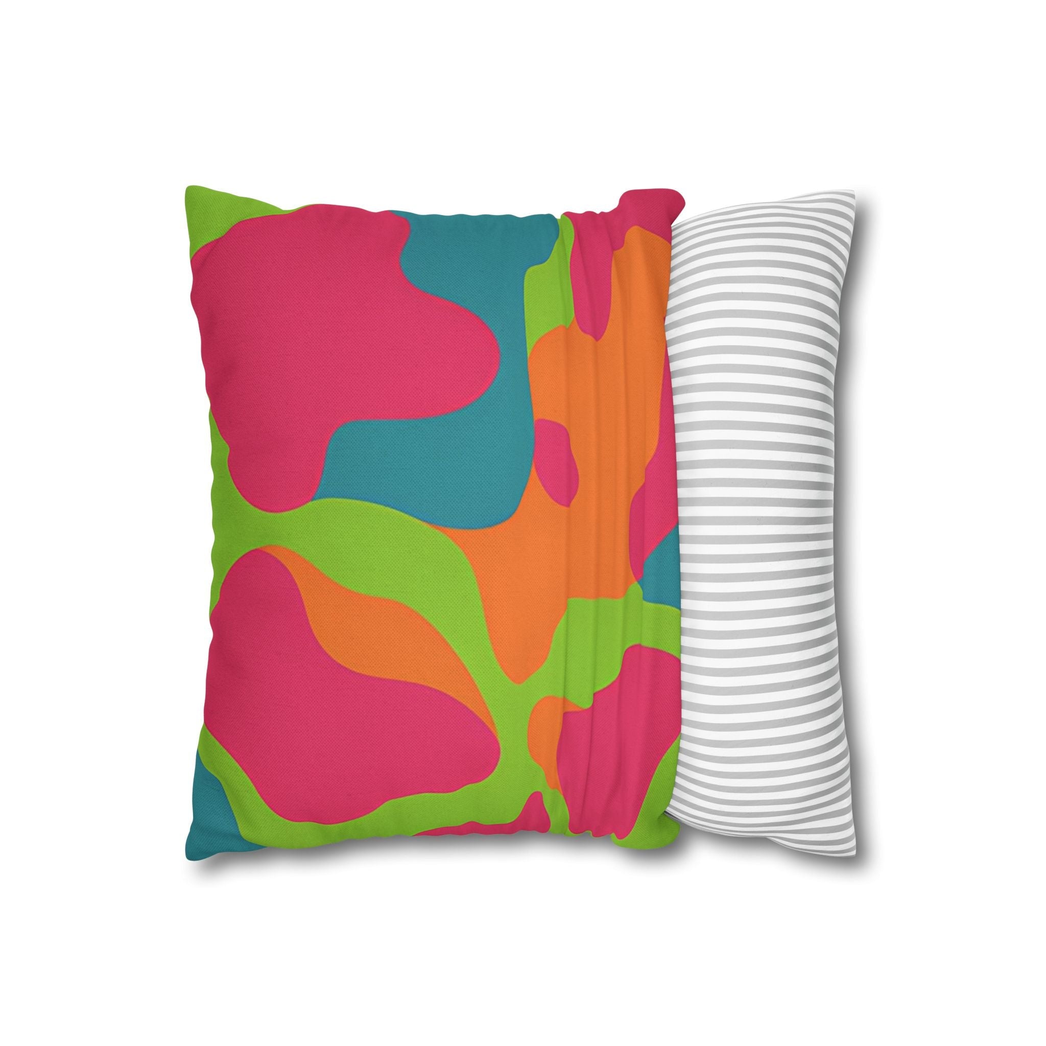 Colorful Abstract Throw Pillow, Artsulli - Art is Long, Life is Short, Home Decor, , , , , , , 