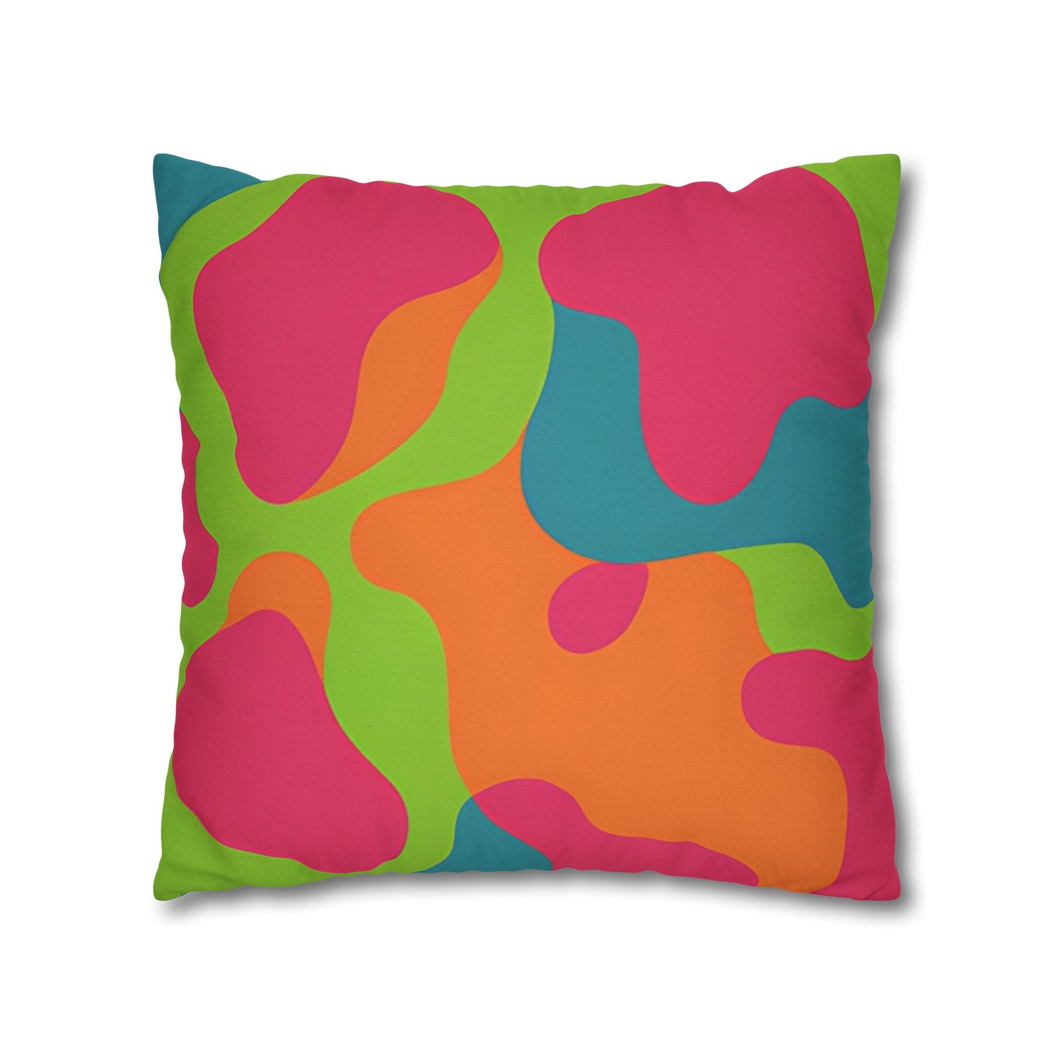 Colorful Abstract Throw Pillow, Artsulli - Art is Long, Life is Short, Home Decor, , , , , , , 