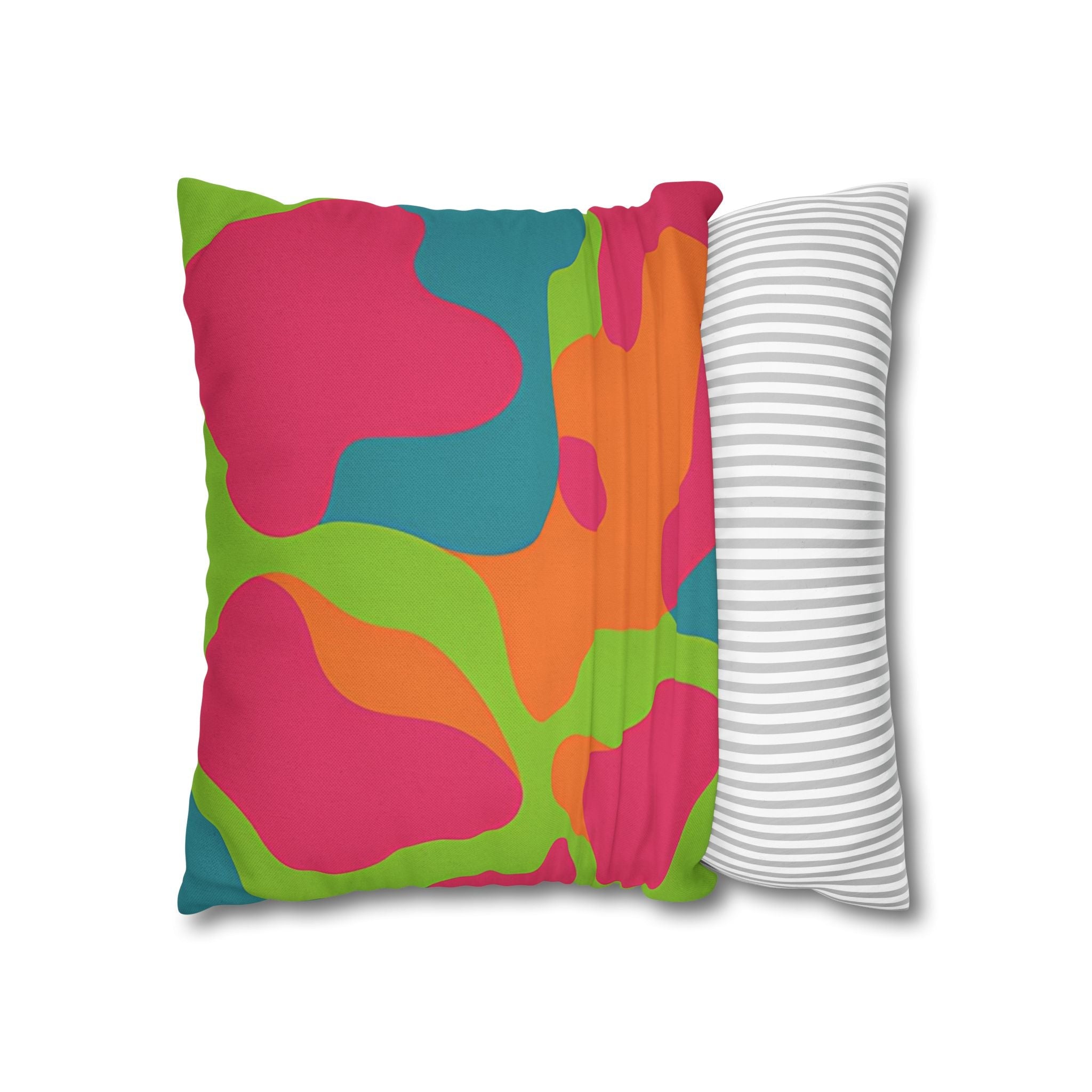 Colorful Abstract Throw Pillow, Artsulli - Art is Long, Life is Short, Home Decor, , , , , , , 