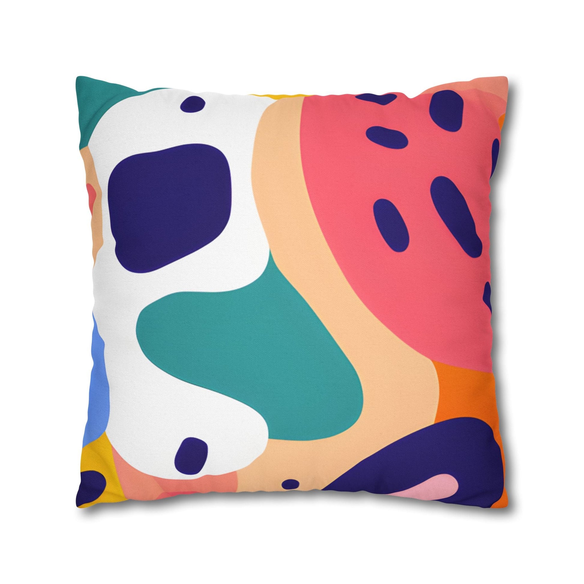 Colorful Abstract Throw Pillow, Artsulli - Art is Long, Life is Short, Home Decor, , , , , , , 