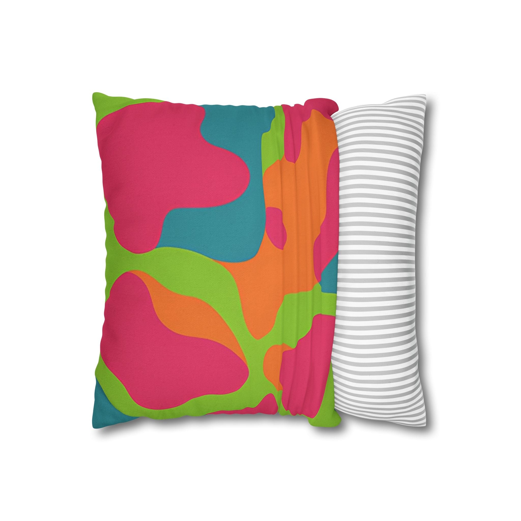 Colorful Abstract Throw Pillow, Artsulli - Art is Long, Life is Short, Home Decor, , , , , , , 