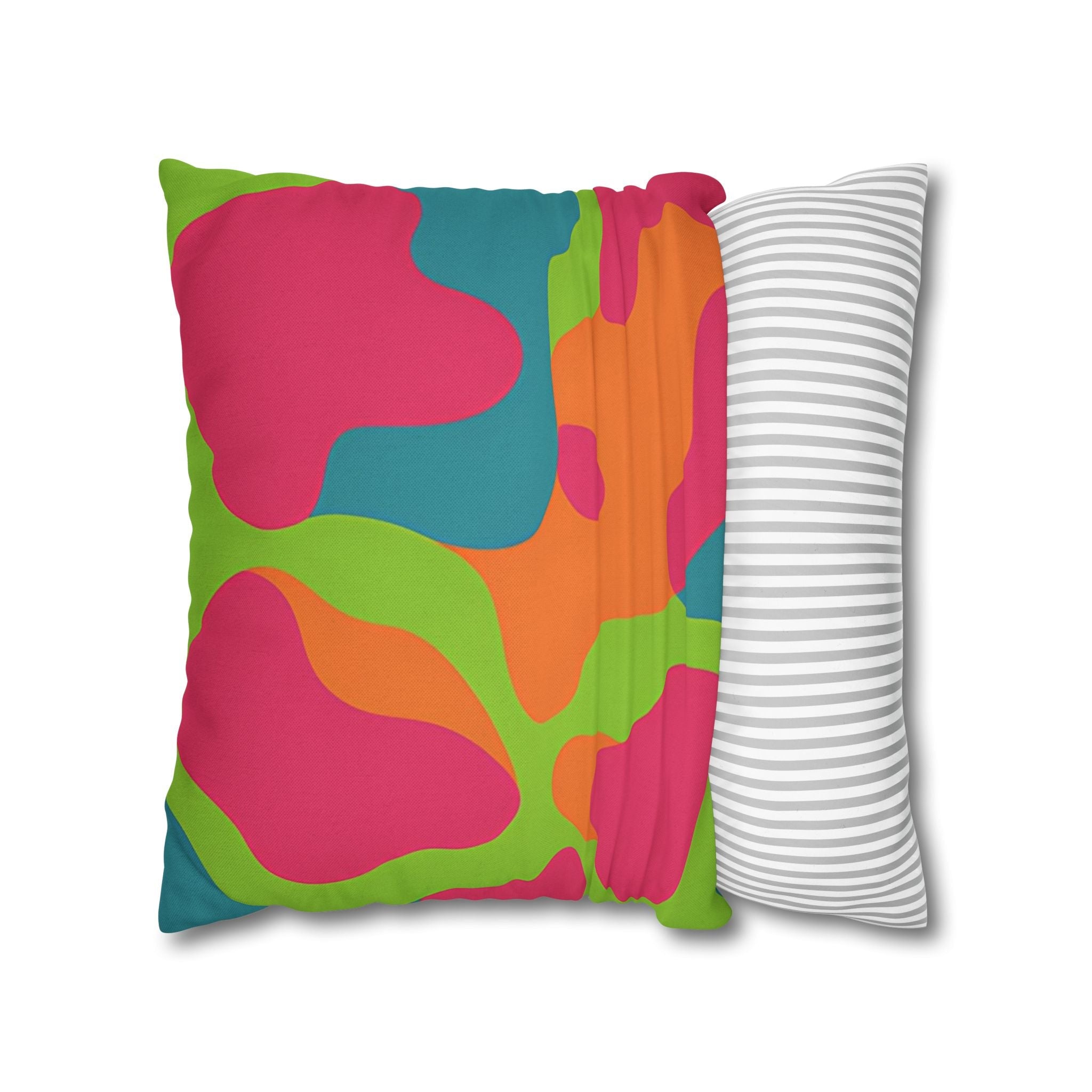 Colorful Abstract Throw Pillow, Artsulli - Art is Long, Life is Short, Home Decor, , , , , , , 