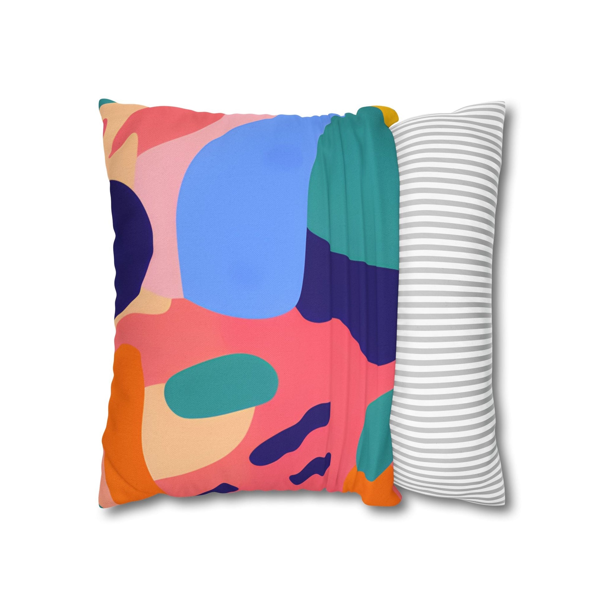 Colorful Abstract Throw Pillow, Artsulli - Art is Long, Life is Short, Home Decor, , , , , , , 