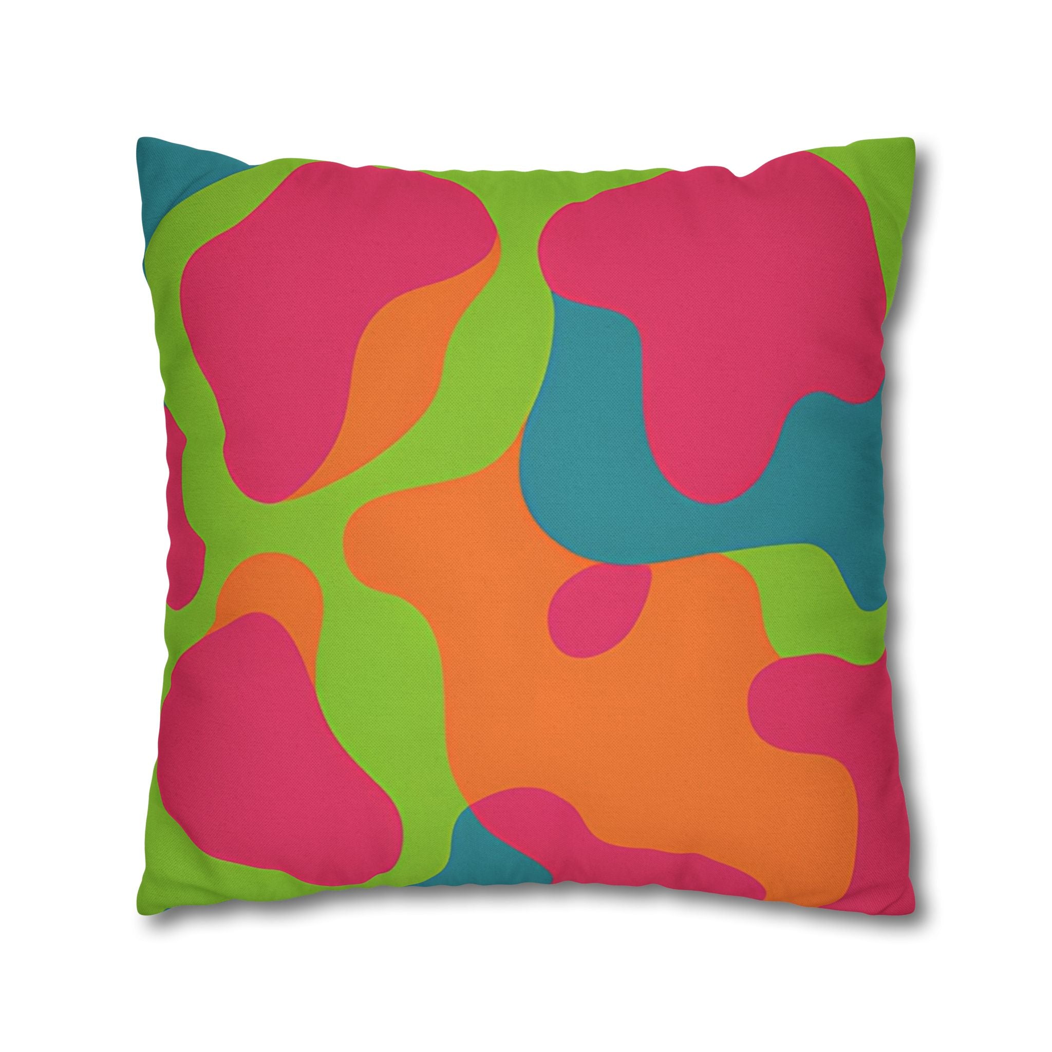 Colorful Abstract Throw Pillow, Artsulli - Art is Long, Life is Short, Home Decor, , , , , , , 