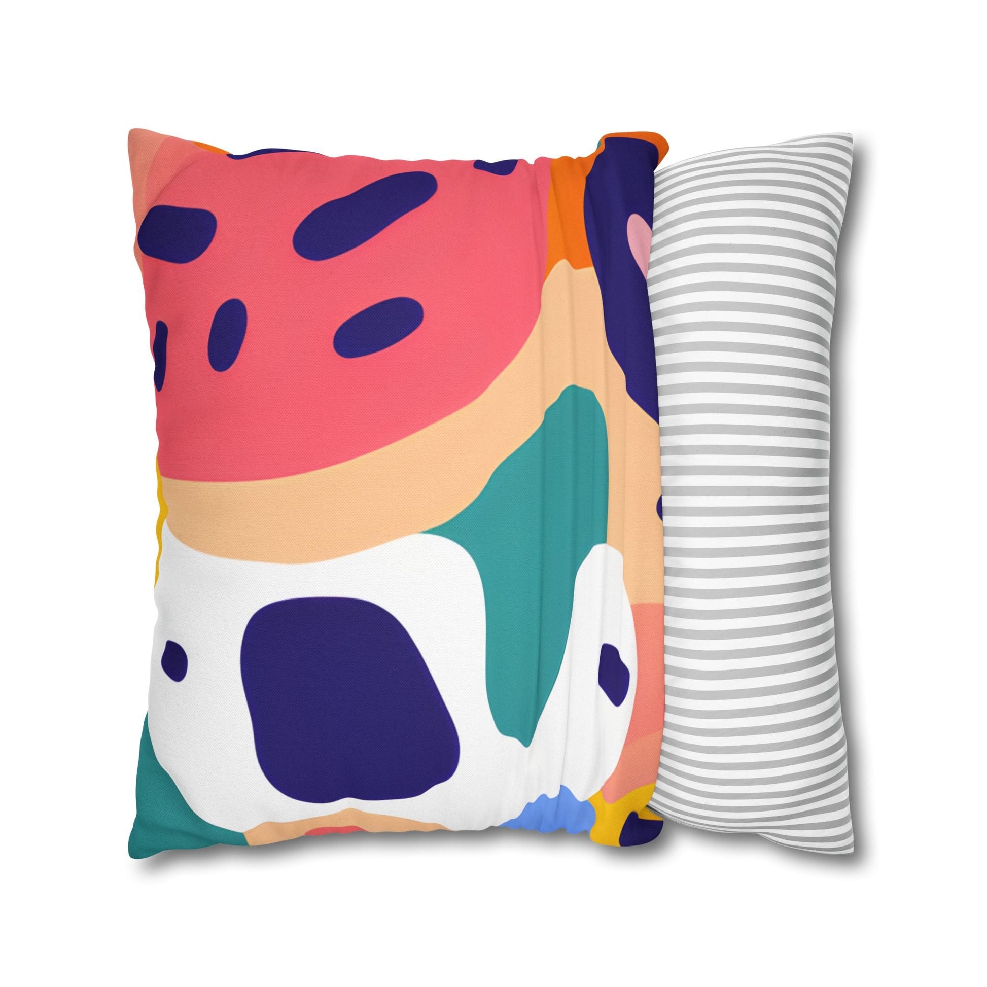 Colorful Abstract Throw Pillow, Artsulli - Art is Long, Life is Short, Home Decor, , , , , , , 