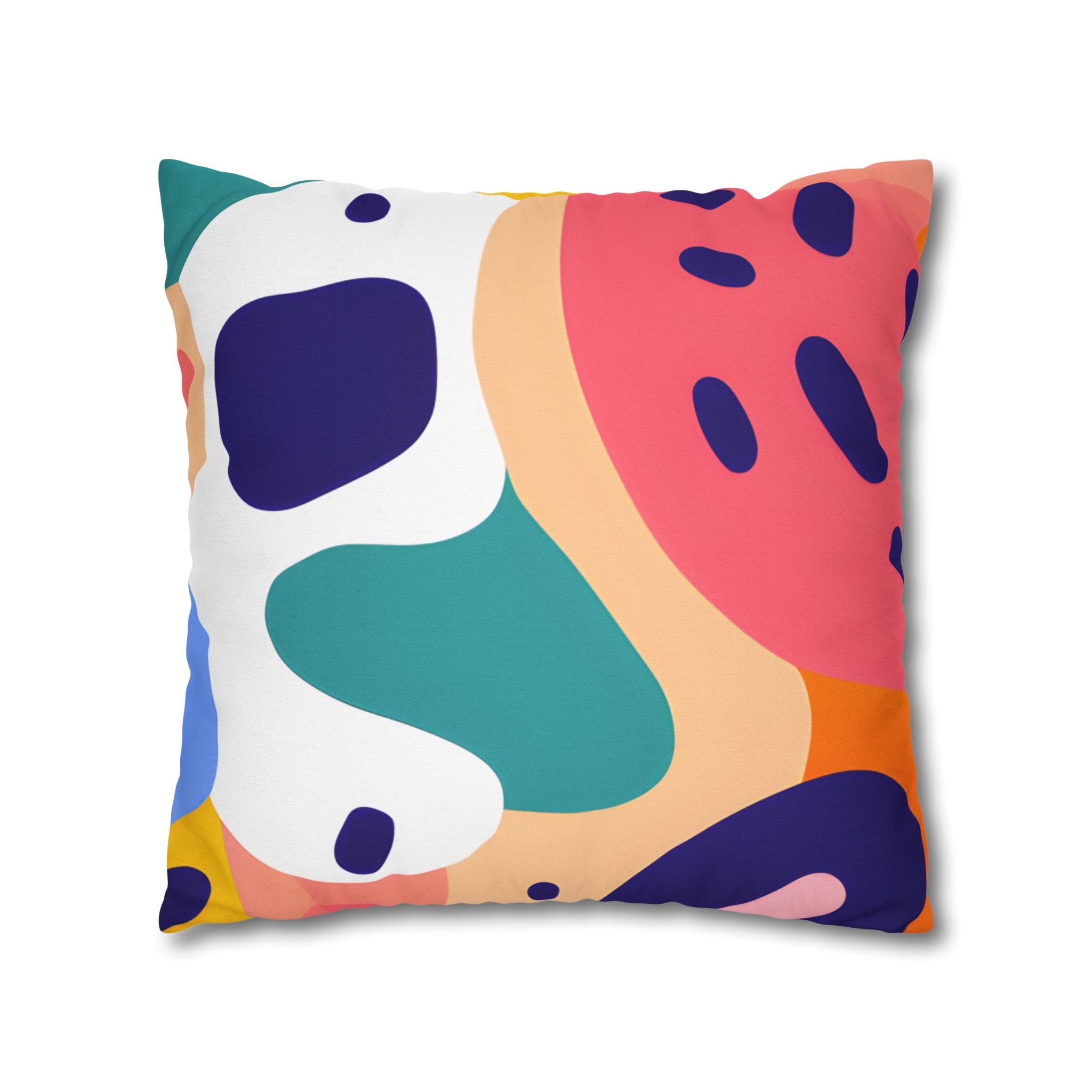 Colorful Abstract Throw Pillow, Artsulli - Art is Long, Life is Short, Home Decor, , , , , , , 