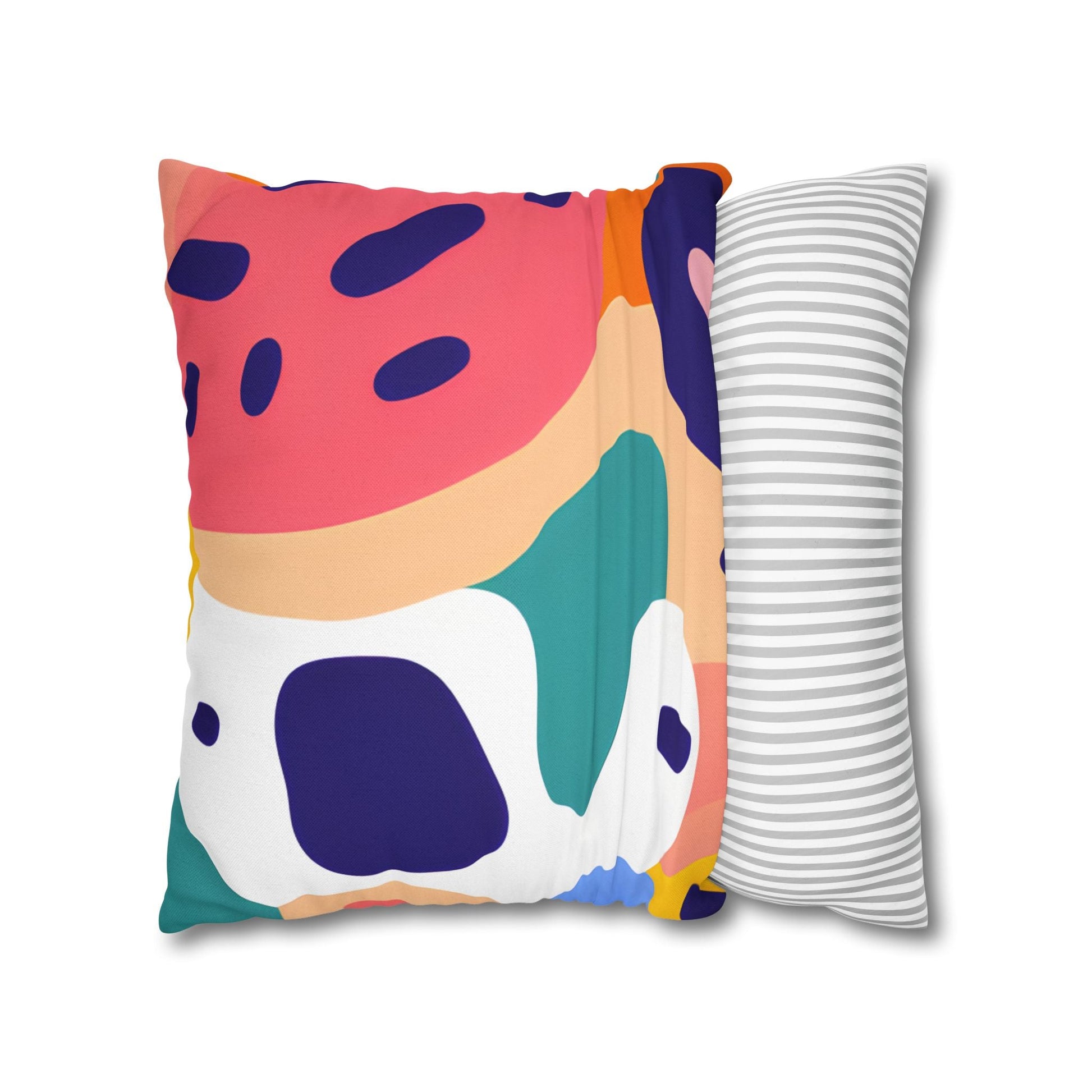 Colorful Abstract Throw Pillow, Artsulli - Art is Long, Life is Short, Home Decor, , , , , , , 
