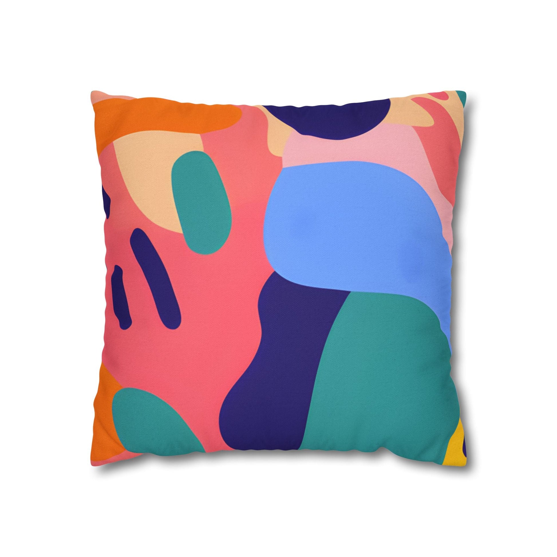 Colorful Abstract Throw Pillow, Artsulli - Art is Long, Life is Short, Home Decor, Size, 16" × 16", , , , , 69806419661328300662