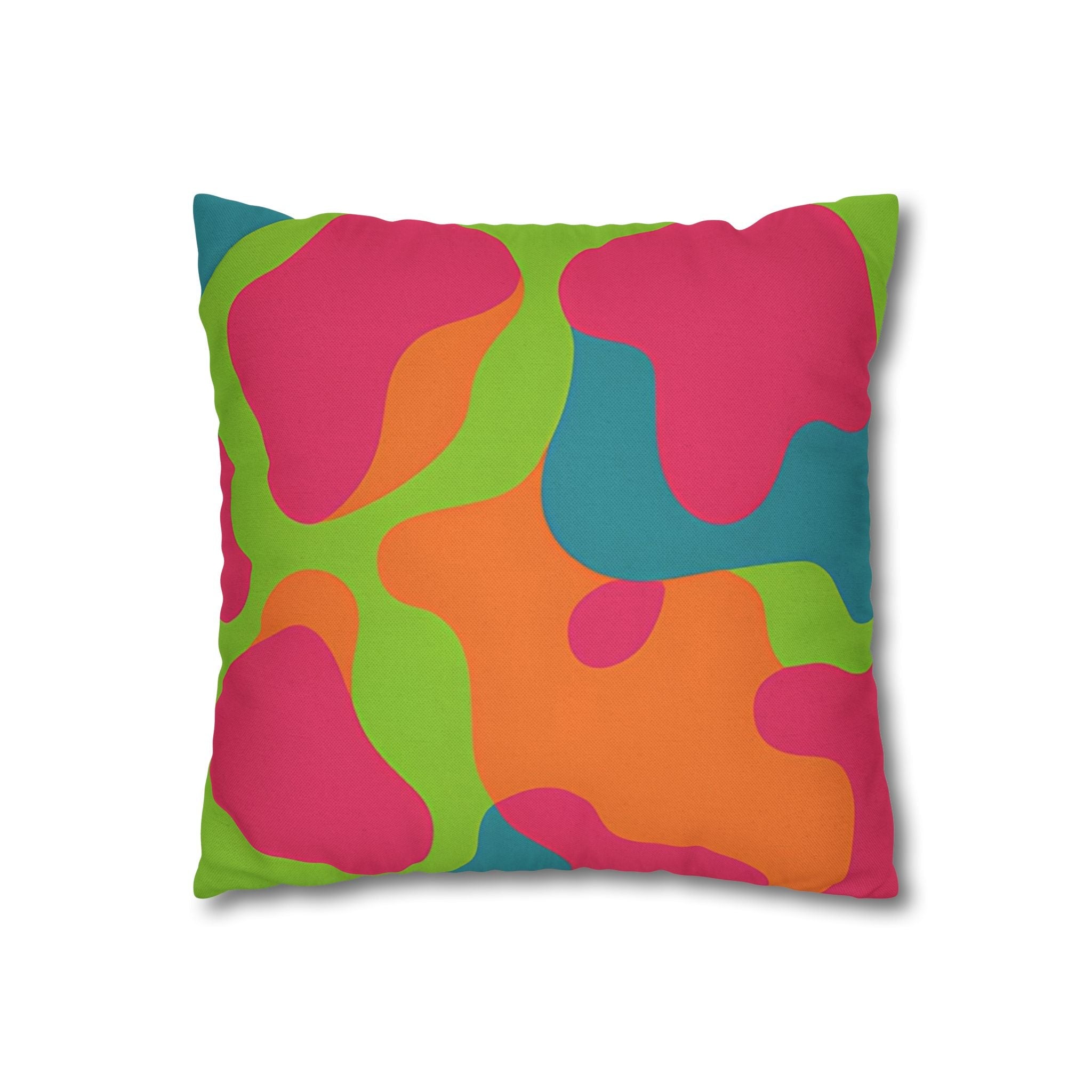 Colorful Abstract Throw Pillow, Artsulli - Art is Long, Life is Short, Home Decor, , , , , , , 