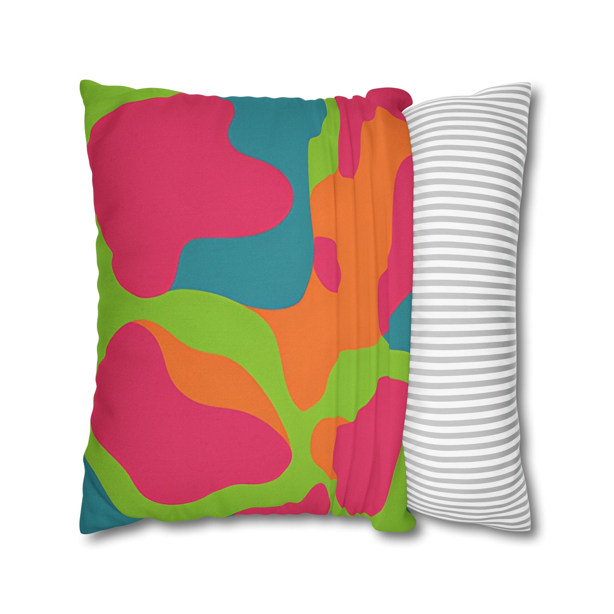 Colorful Abstract Throw Pillow, Artsulli - Art is Long, Life is Short, Home Decor, , , , , , , 