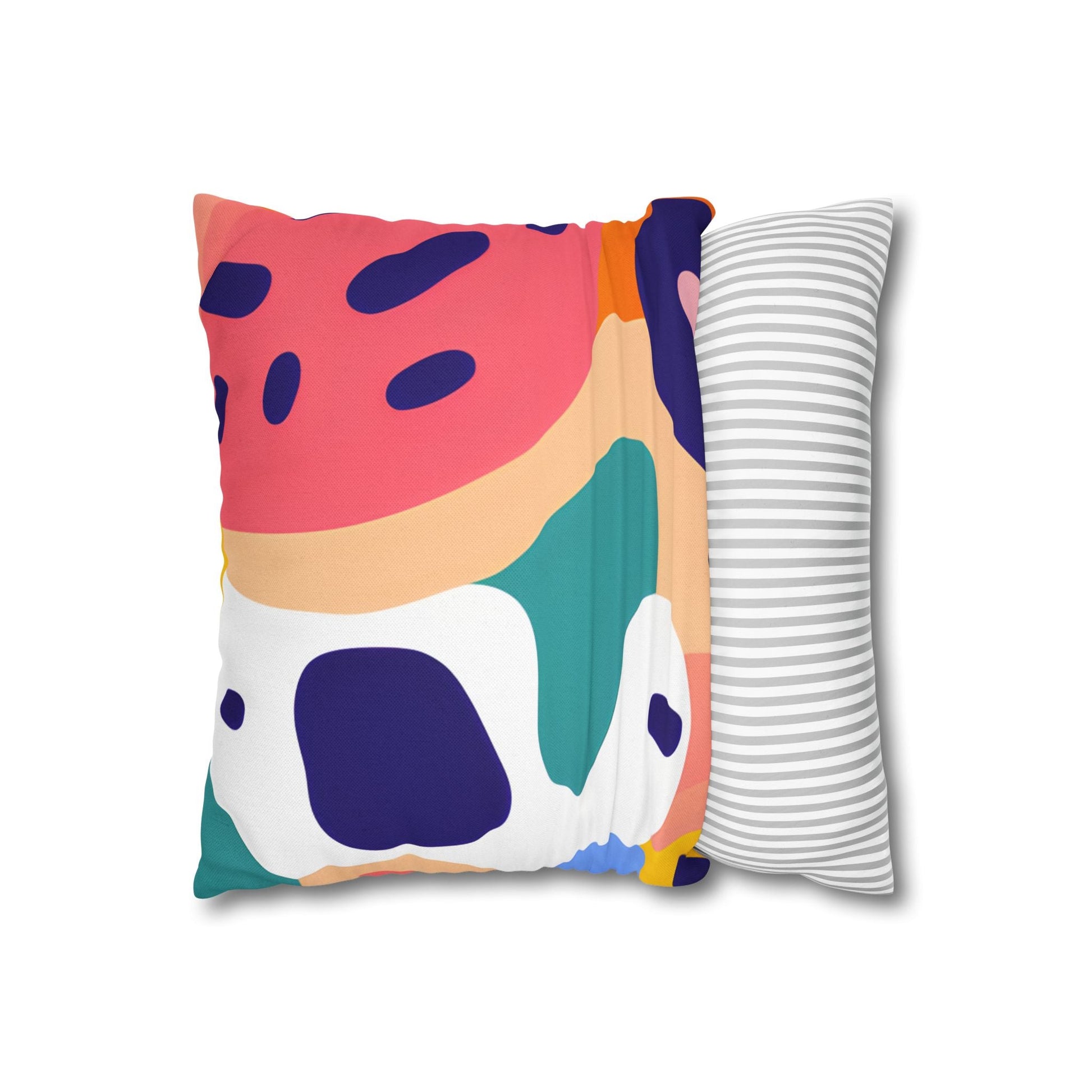 Colorful Abstract Throw Pillow, Artsulli - Art is Long, Life is Short, Home Decor, , , , , , , 