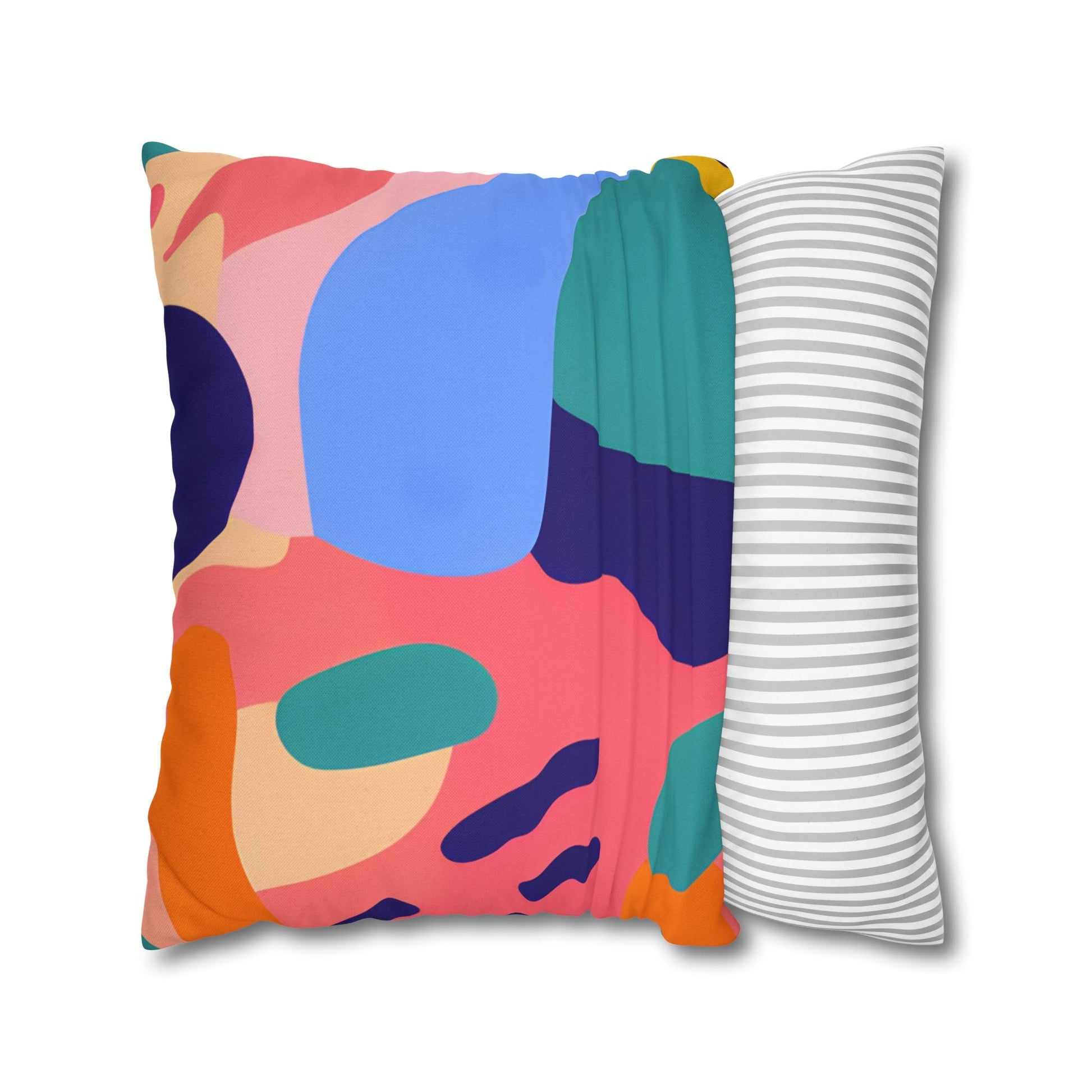 Colorful Abstract Throw Pillow, Artsulli - Art is Long, Life is Short, Home Decor, , , , , , , 