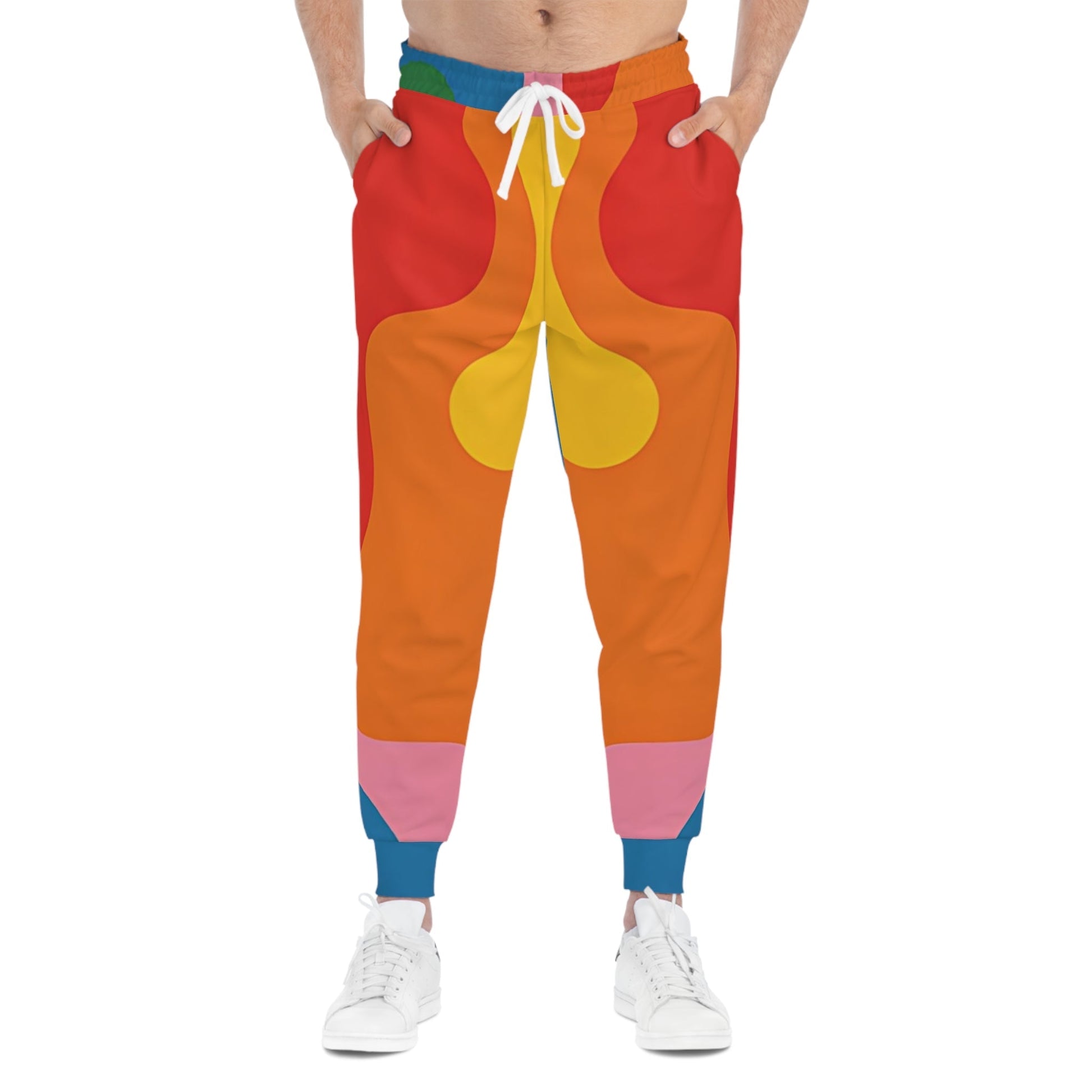 Colorful Abstract Wave Joggers, Artsulli - Art is Long, Life is Short, All Over Prints, , , , , , , 