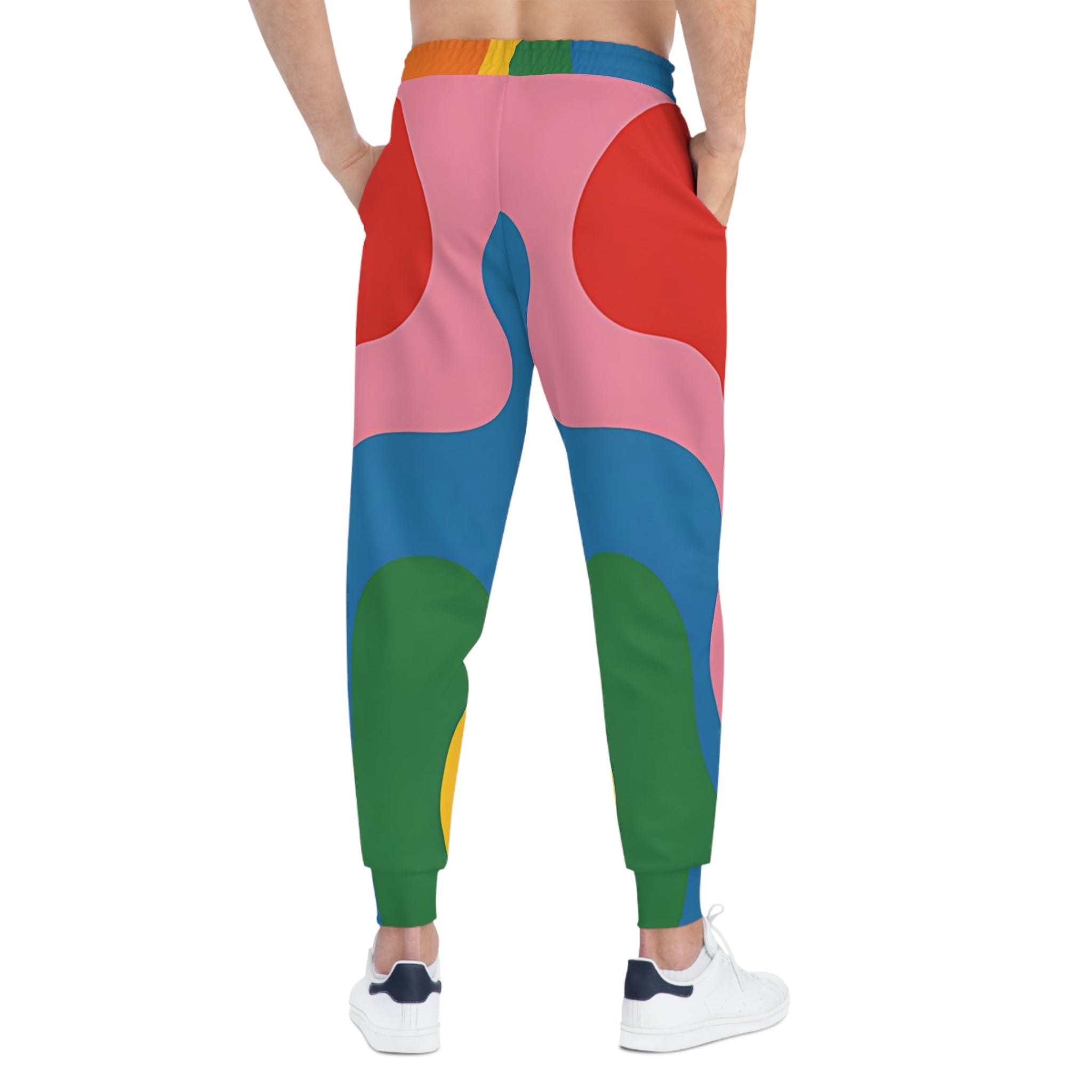 Colorful Abstract Wave Joggers, Artsulli - Art is Long, Life is Short, All Over Prints, , , , , , , 