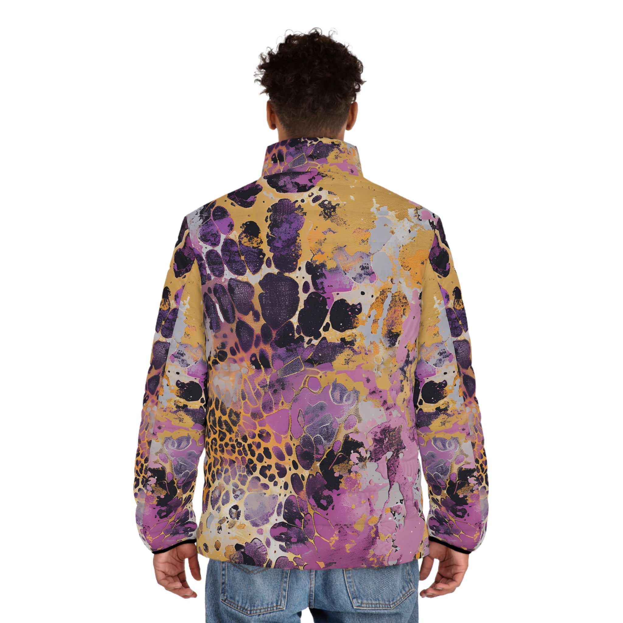 JAKKOUTTHEBXX Colorful All Over Print Puffer Jacket 2025