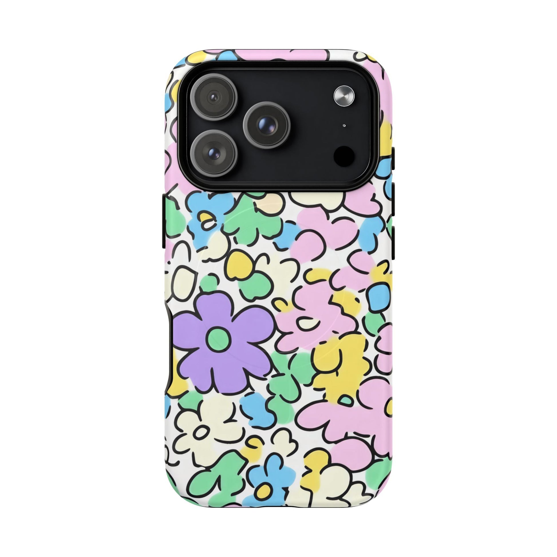 Colorful Floral MagSafe Phone Case, Artsulli - Art is Long, Life is Short, Phone Case, Size, iPhone 17 Pro, Surface, Matte, , , 18525713210888093720