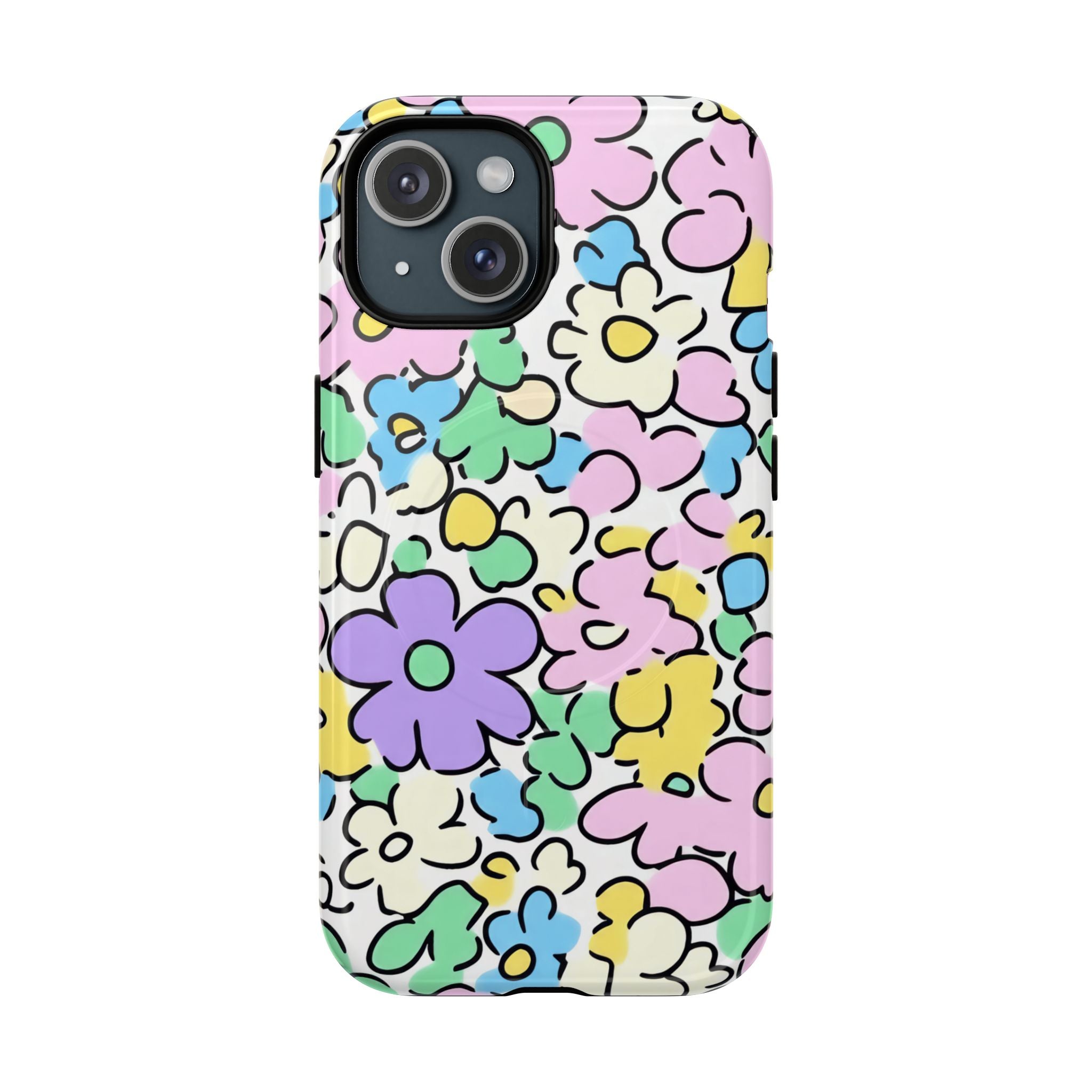 Printify Colorful Floral MagSafe Phone Case 2025