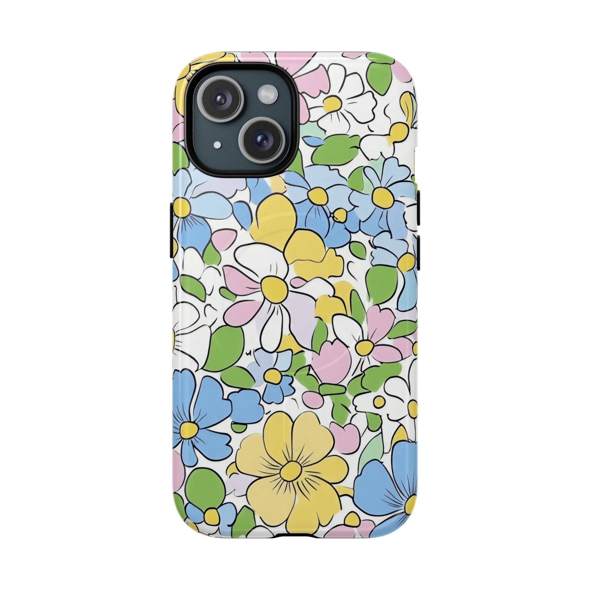 Printify Colorful Floral MagSafe Phone Case 2025