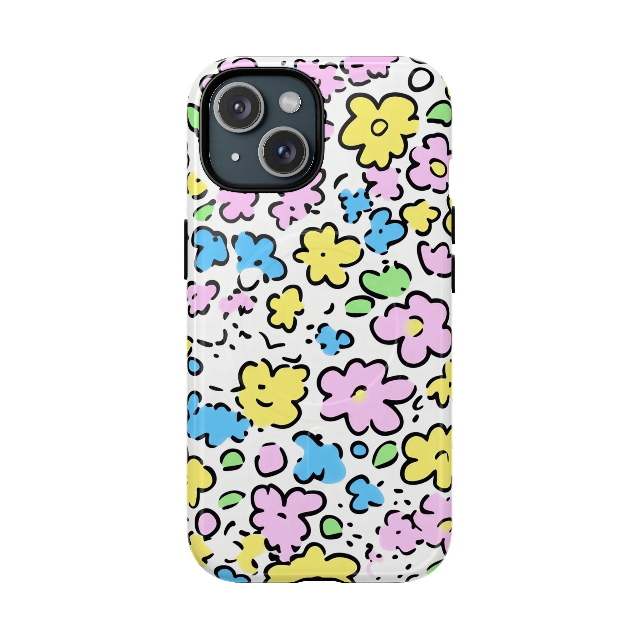Printify Colorful Floral MagSafe Phone Case 2025