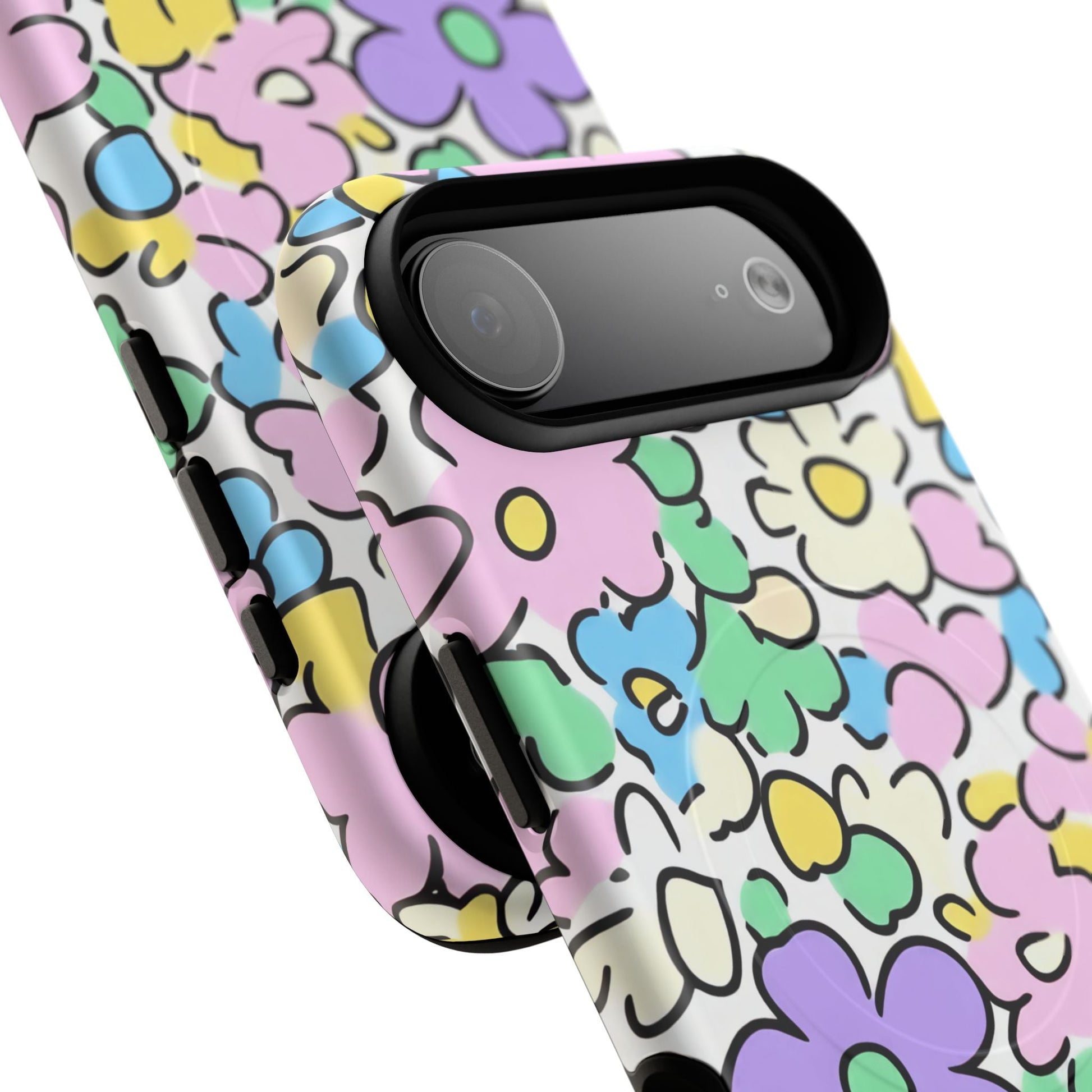 Colorful Floral MagSafe Phone Case, Artsulli - Art is Long, Life is Short, Phone Case, , , , , , , 