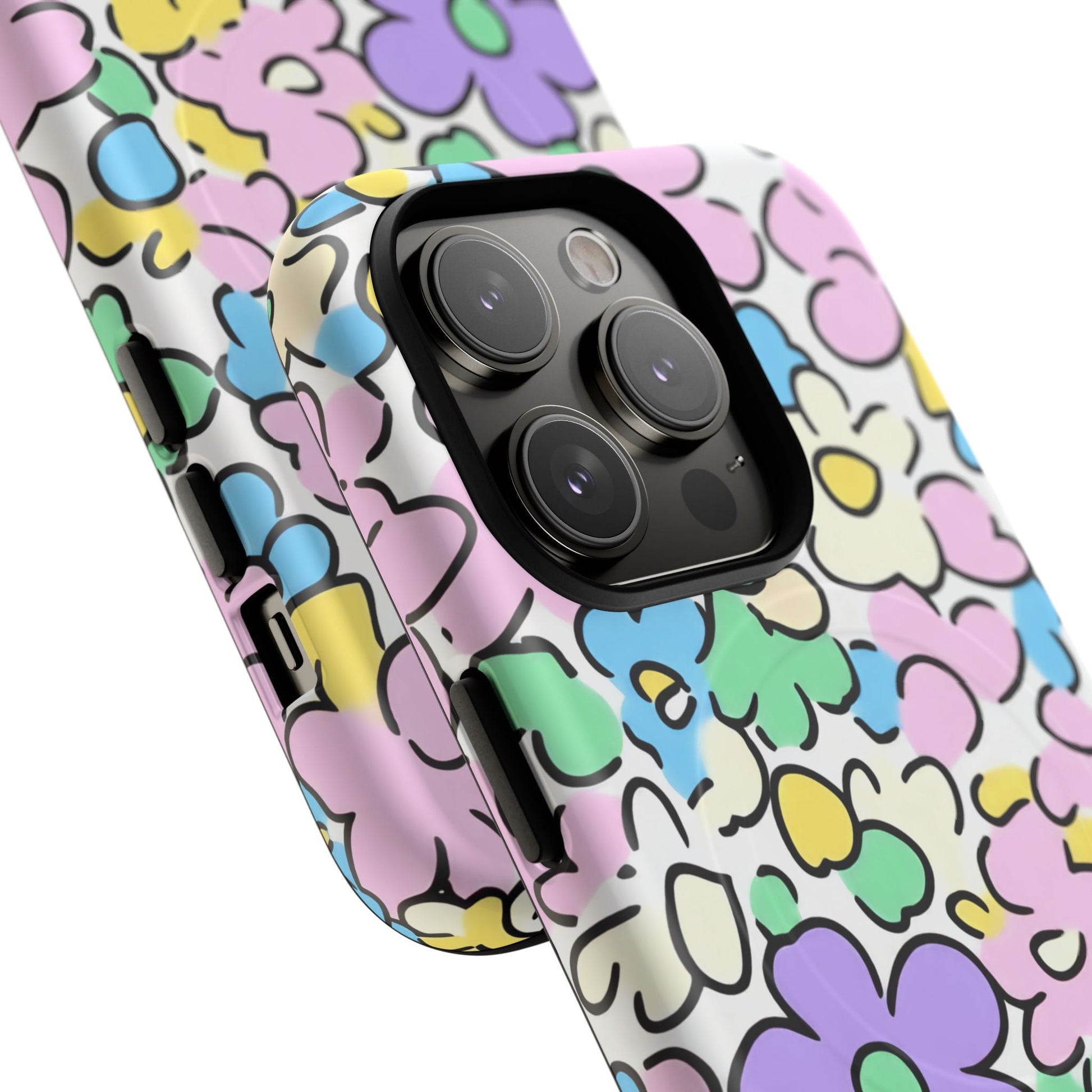 Colorful Floral MagSafe Phone Case, Artsulli - Art is Long, Life is Short, Phone Case, , , , , , , 