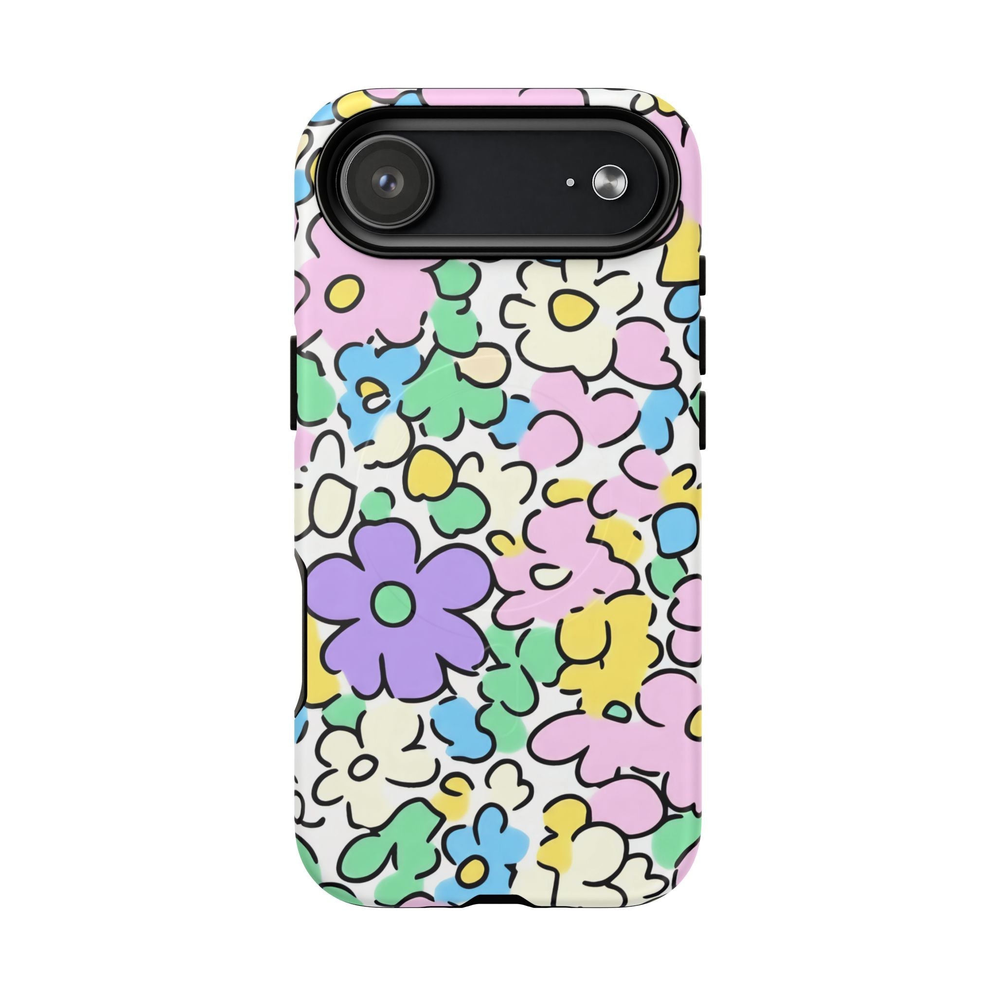 Colorful Floral MagSafe Phone Case, Artsulli - Art is Long, Life is Short, Phone Case, Size, iPhone 17 Air, Surface, Matte, , , 17244349686905774157