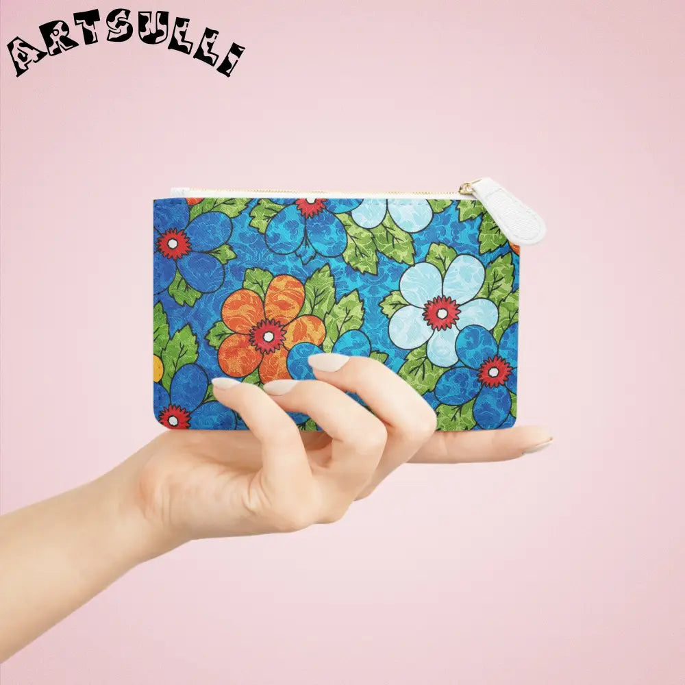 Colorful Floral Mini Clutch Bag, Artsulli - Art is Long, Life is Short, Bags, , , , , , , 