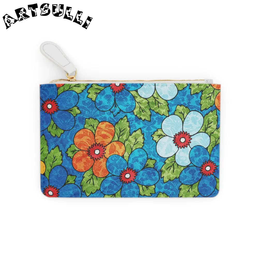 Colorful Floral Mini Clutch Bag, Artsulli - Art is Long, Life is Short, Bags, , , , , , , 