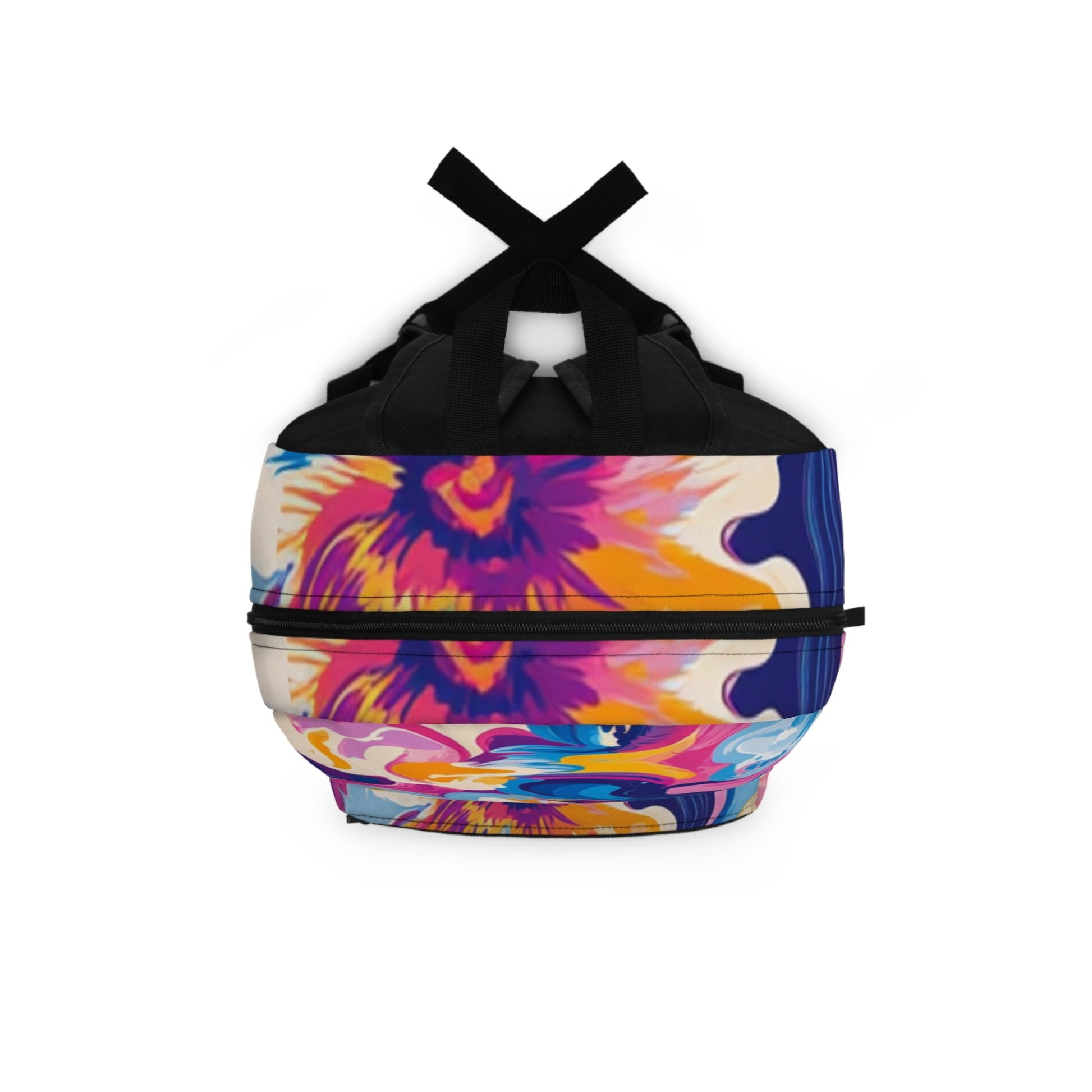 Colorful Floral Pattern Backpack, Artsulli - Art is Long, Life is Short, Bags, , , , , , , 