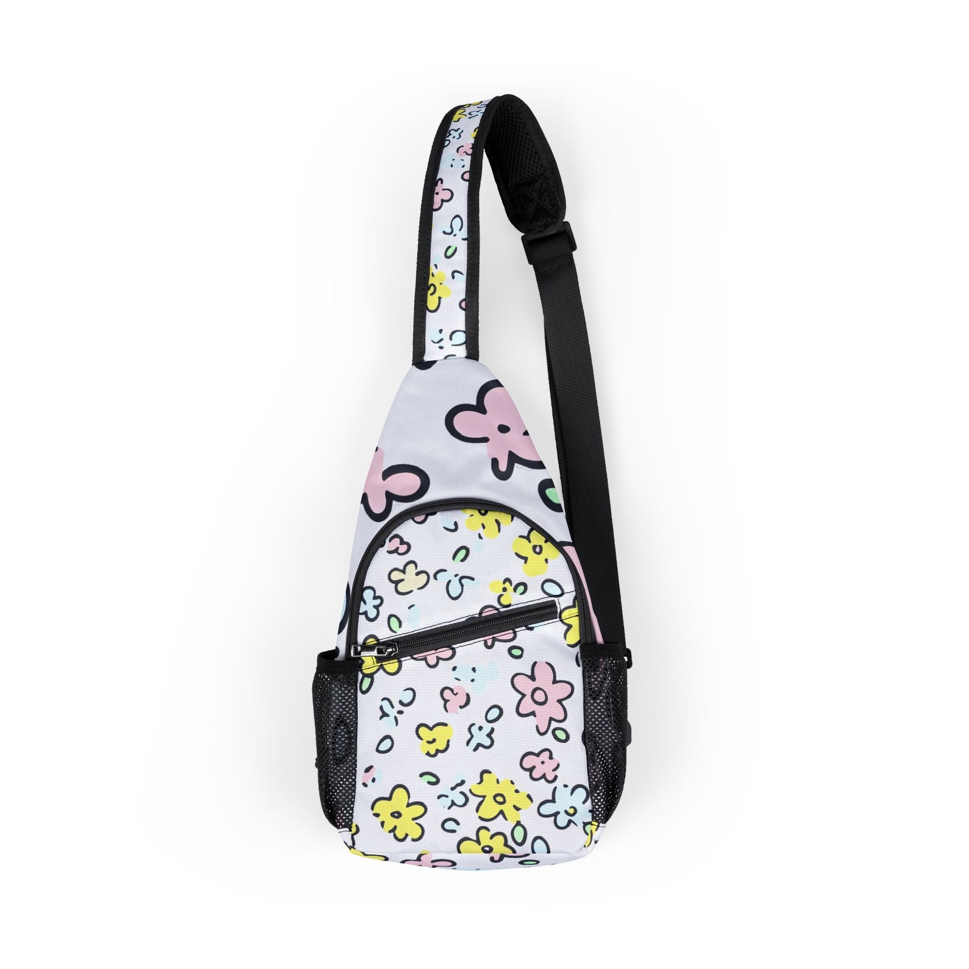 Printify Colorful Floral Pattern Chest Bag 2025