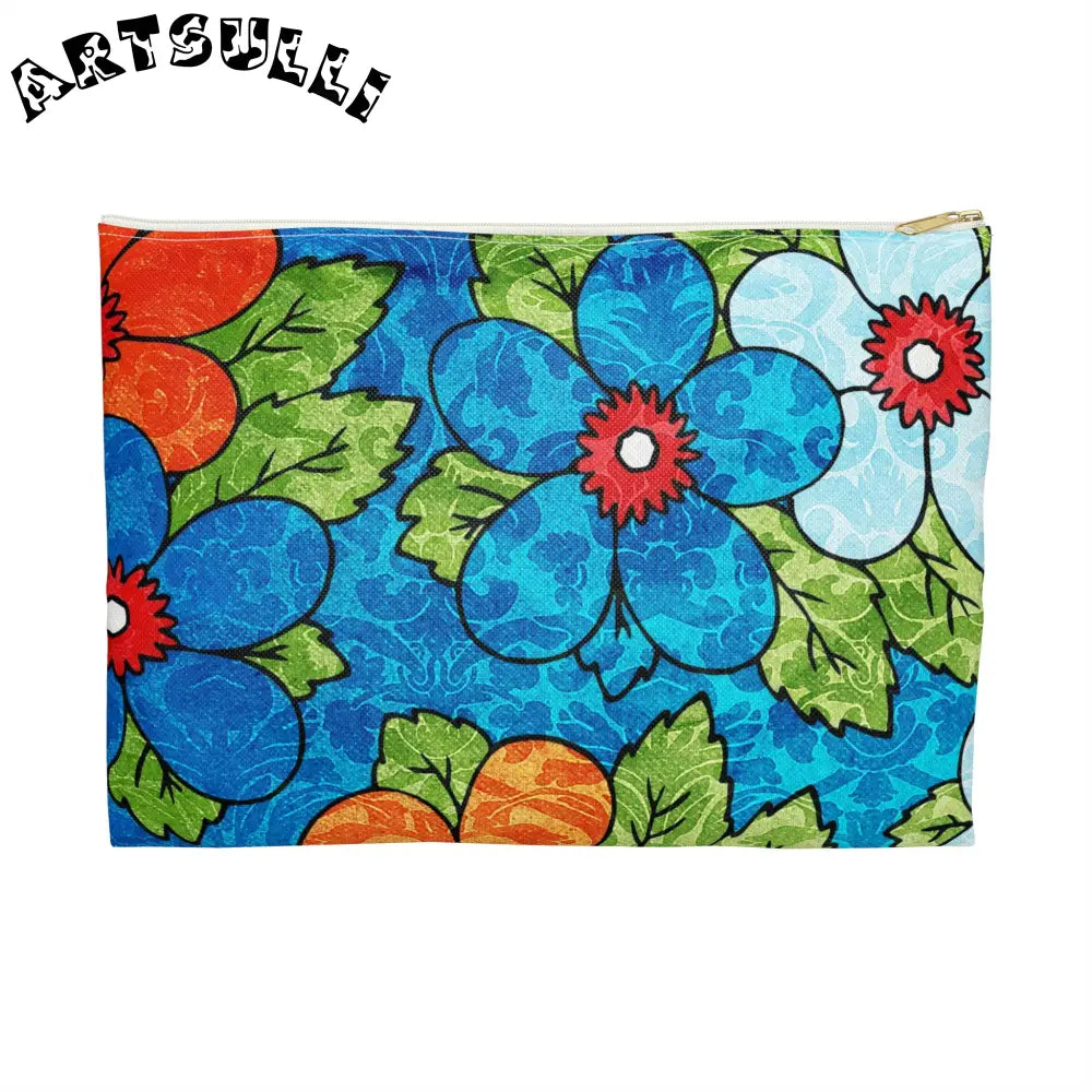 JAKKOUTTHEBXX Colorful Floral Polyester Flat Pouches 2025