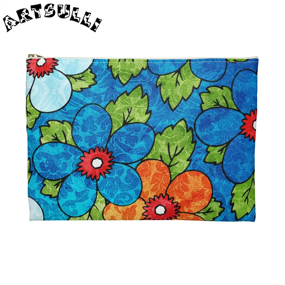 JAKKOUTTHEBXX Colorful Floral Polyester Flat Pouches 2025