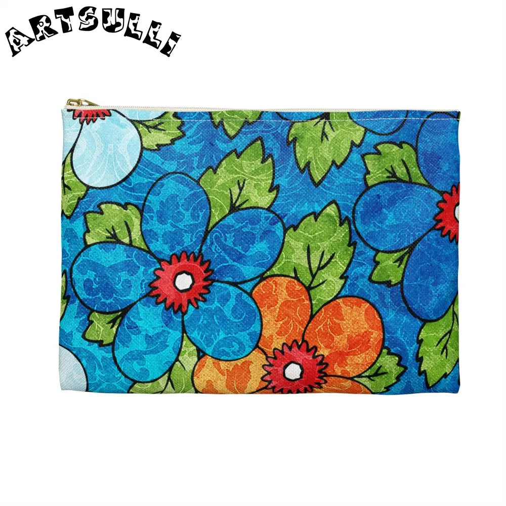 JAKKOUTTHEBXX Colorful Floral Polyester Flat Pouches 2025