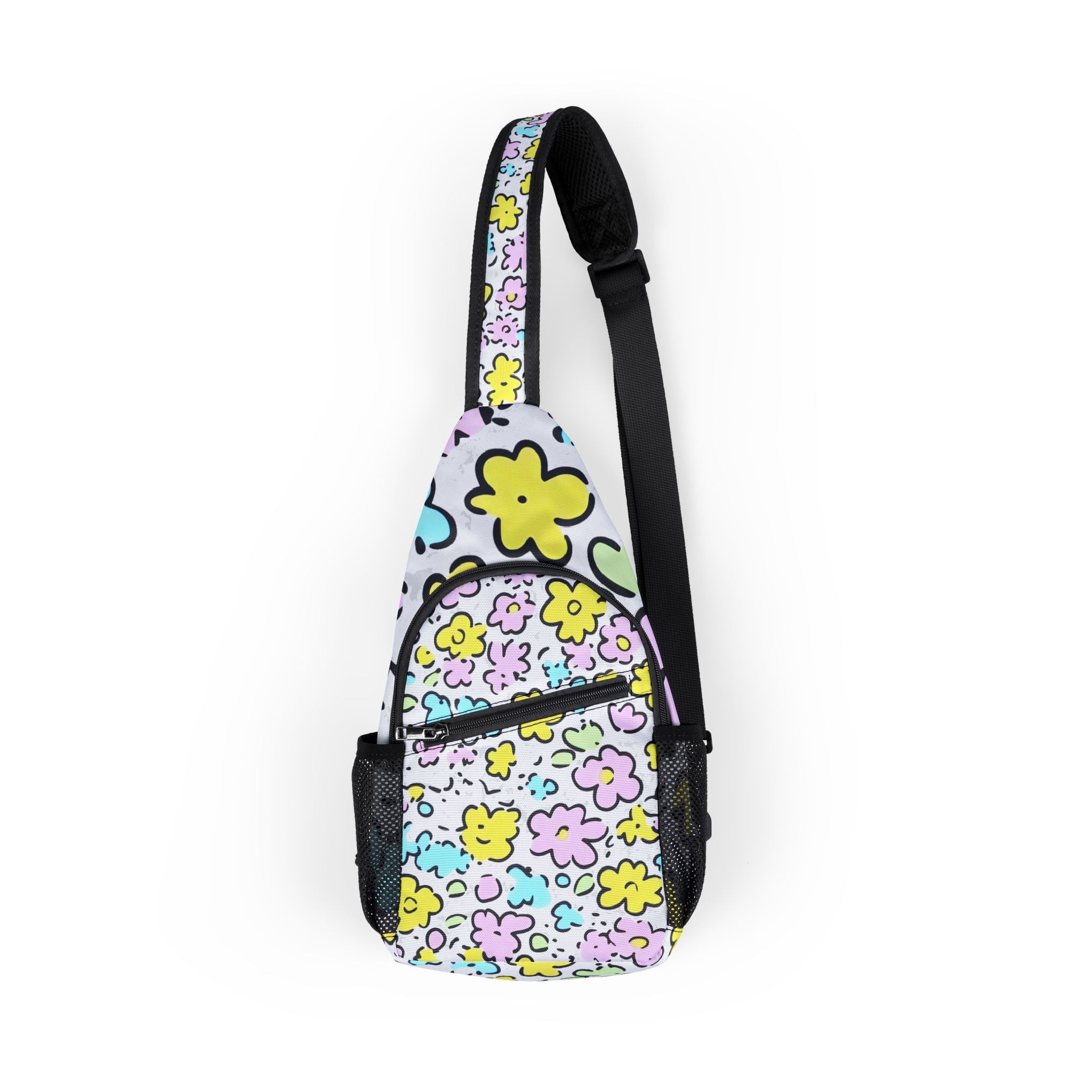Printify Colorful Floral Print Chest Bag 2025