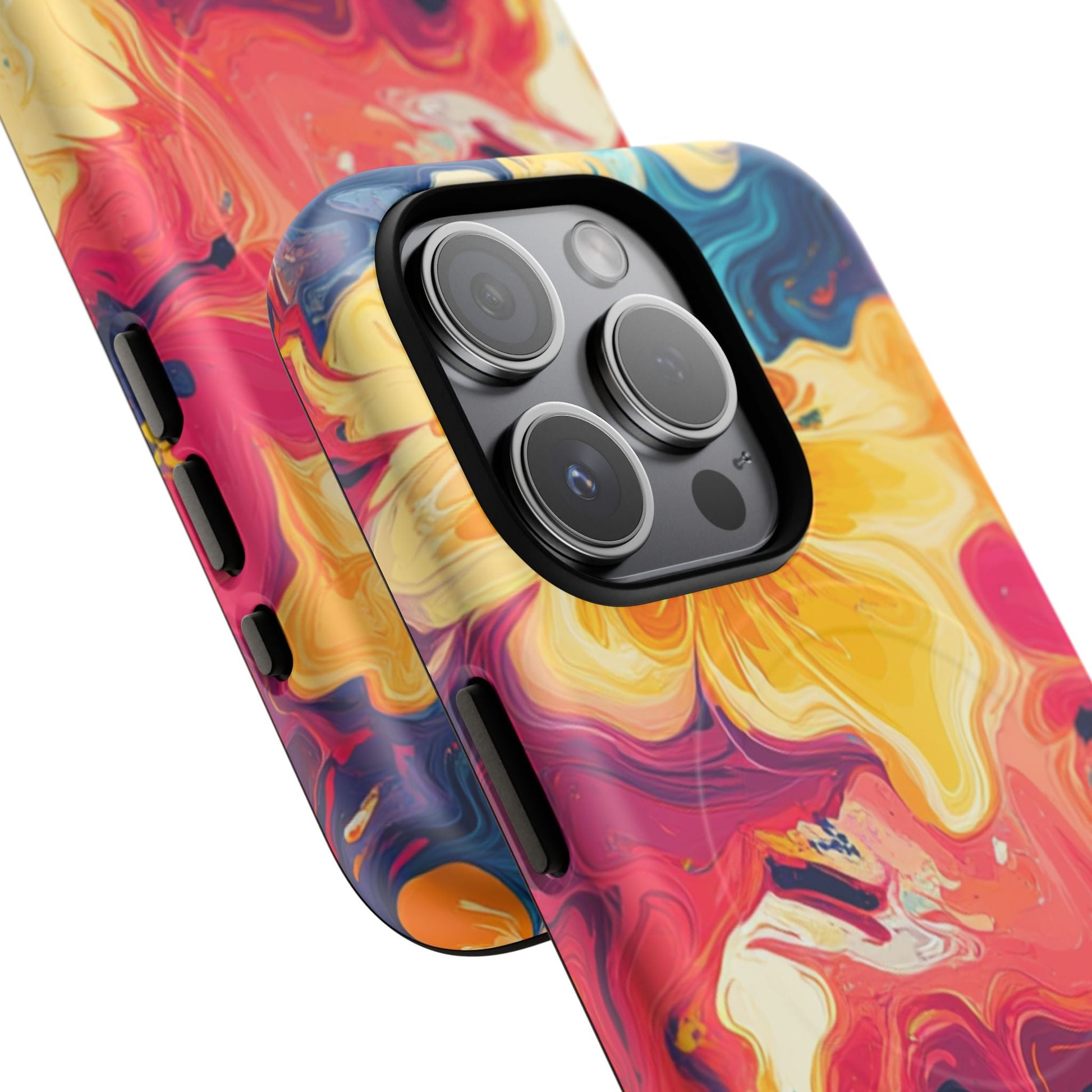 Colorful Floral Swirl MagSafe Phone Case, Artsulli - Art is Long, Life is Short, Phone Case, , , , , , , 