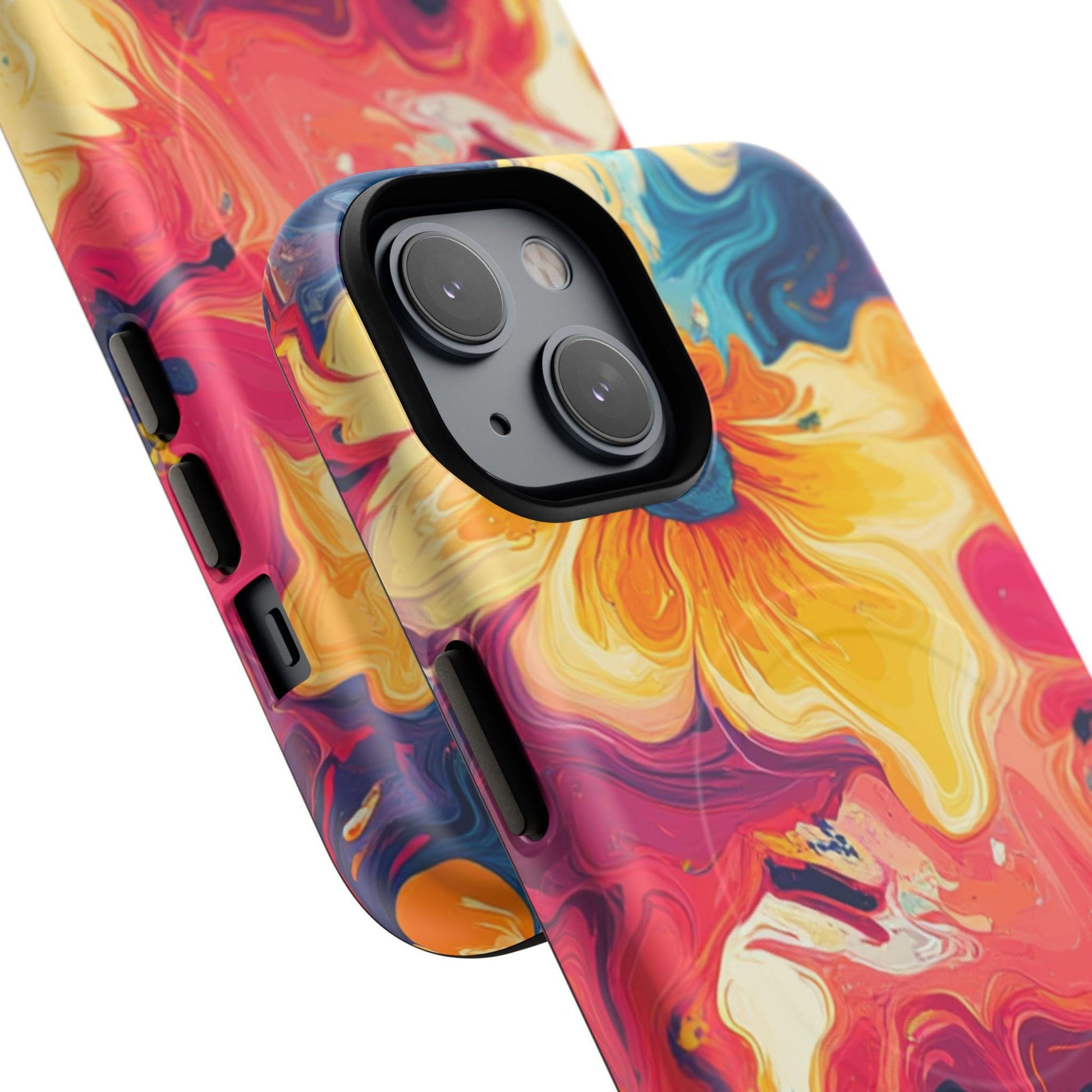 Colorful Floral Swirl MagSafe Phone Case, Artsulli - Art is Long, Life is Short, Phone Case, , , , , , , 