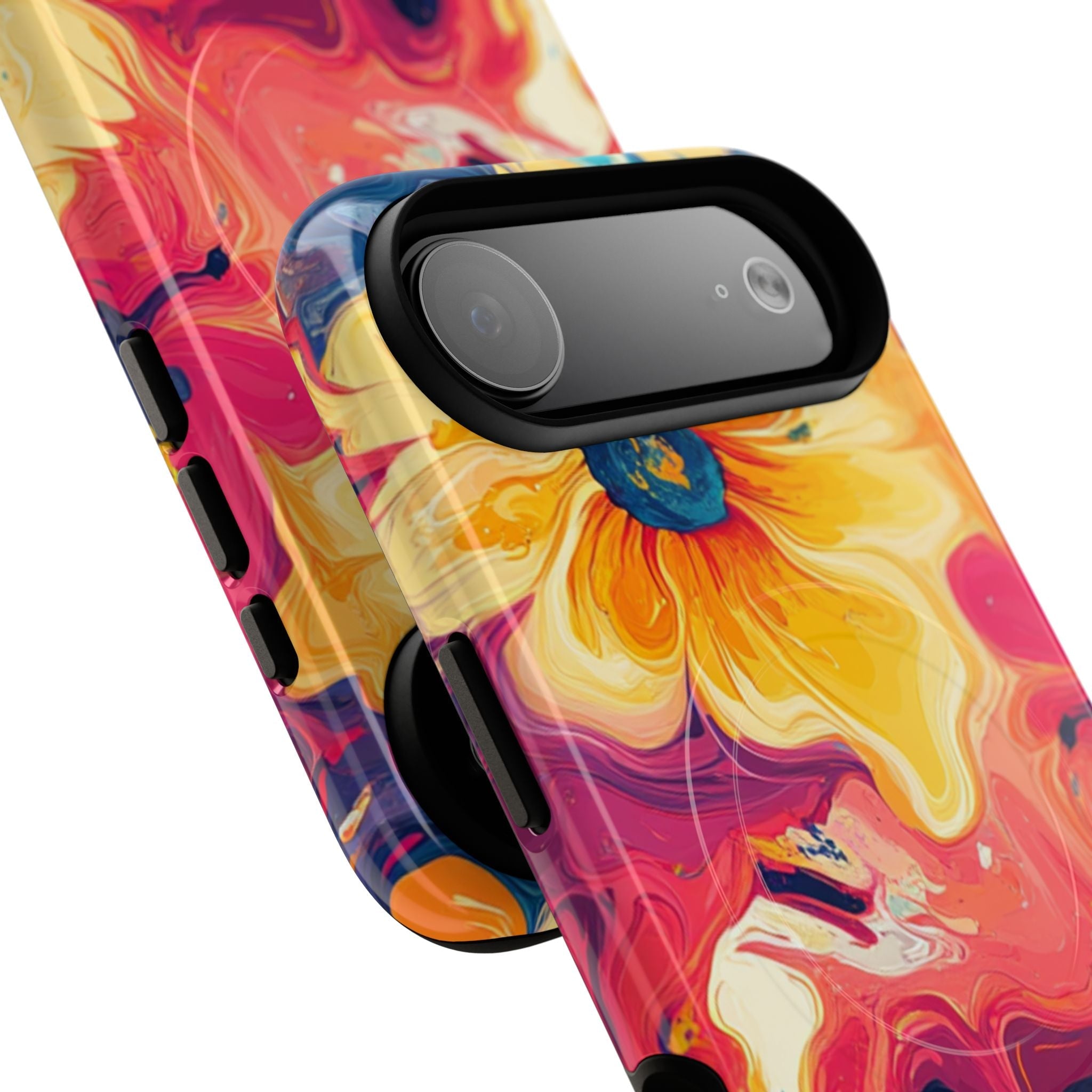 Colorful Floral Swirl MagSafe Phone Case, Artsulli - Art is Long, Life is Short, Phone Case, , , , , , , 